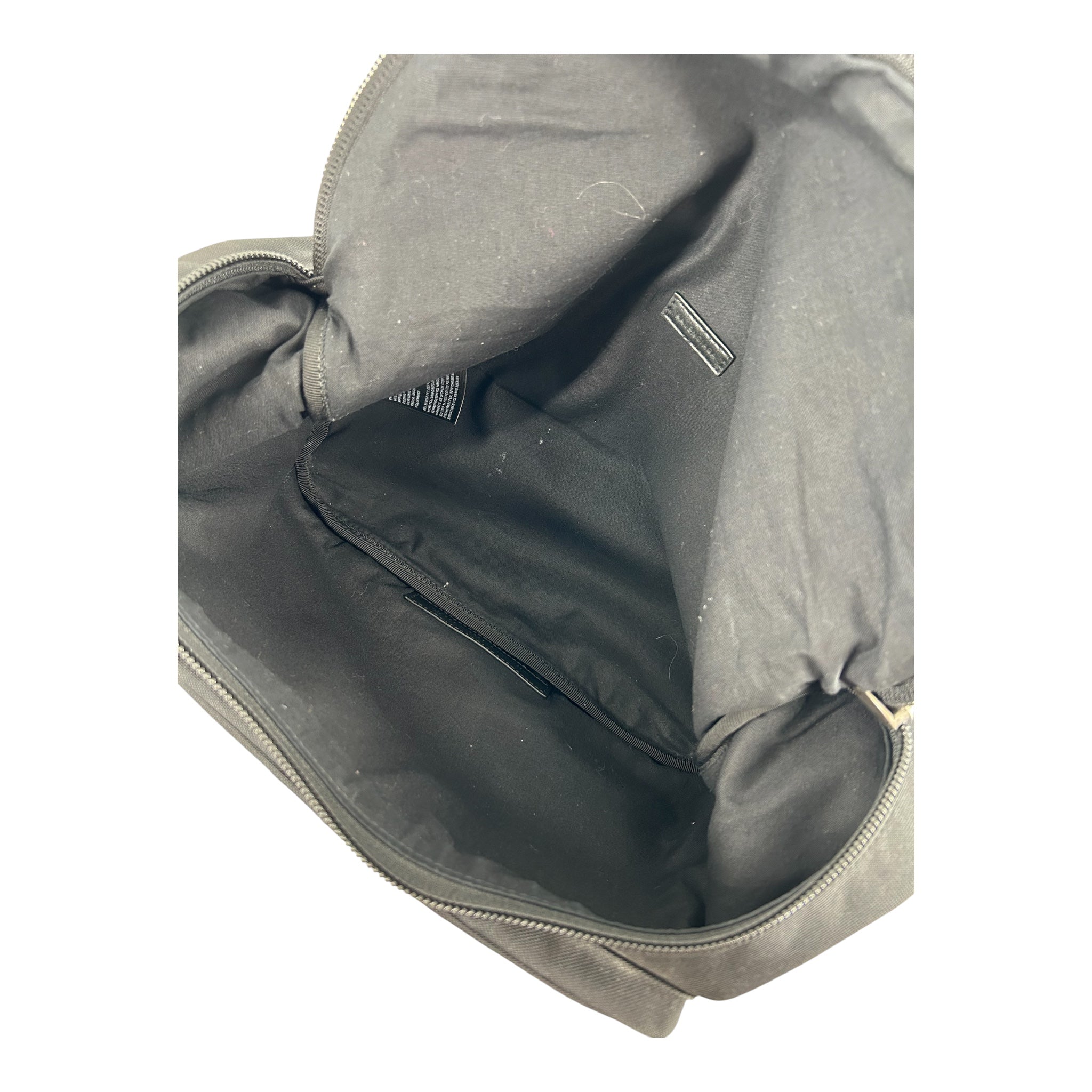 BALENCIAGA/Bag/Cotton/BLK/logo zip bag view 2