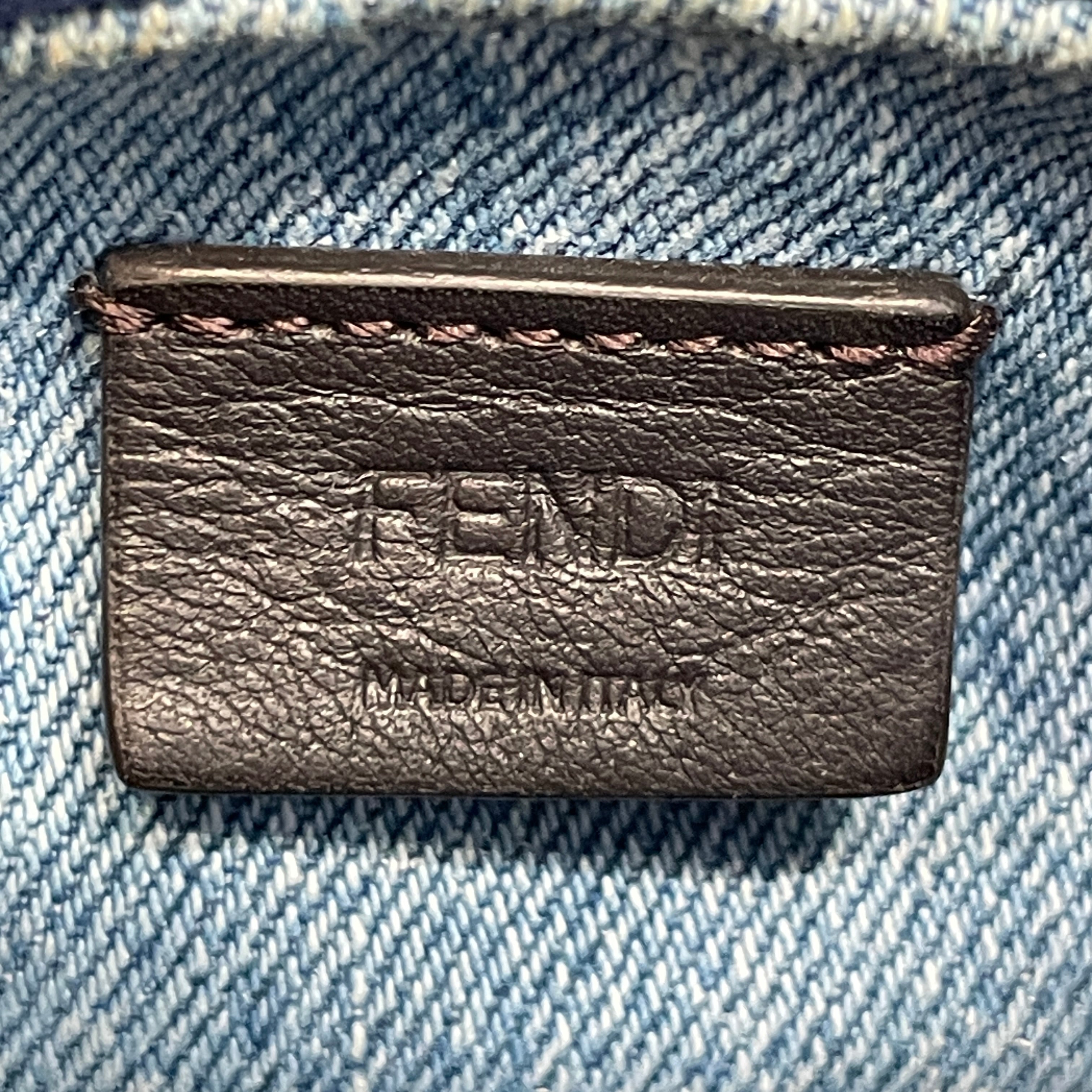 FENDI/Clutch Bag/Monogram/Denim/NVY/FENDI BLUE DENIM view 5