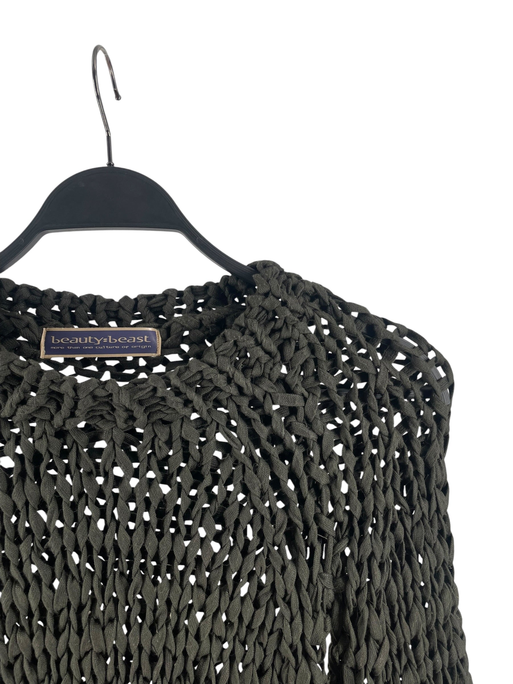 beauty:beast/Sweater/M/Acrylic/GRN/LACE KNIT BB-1040 view 3