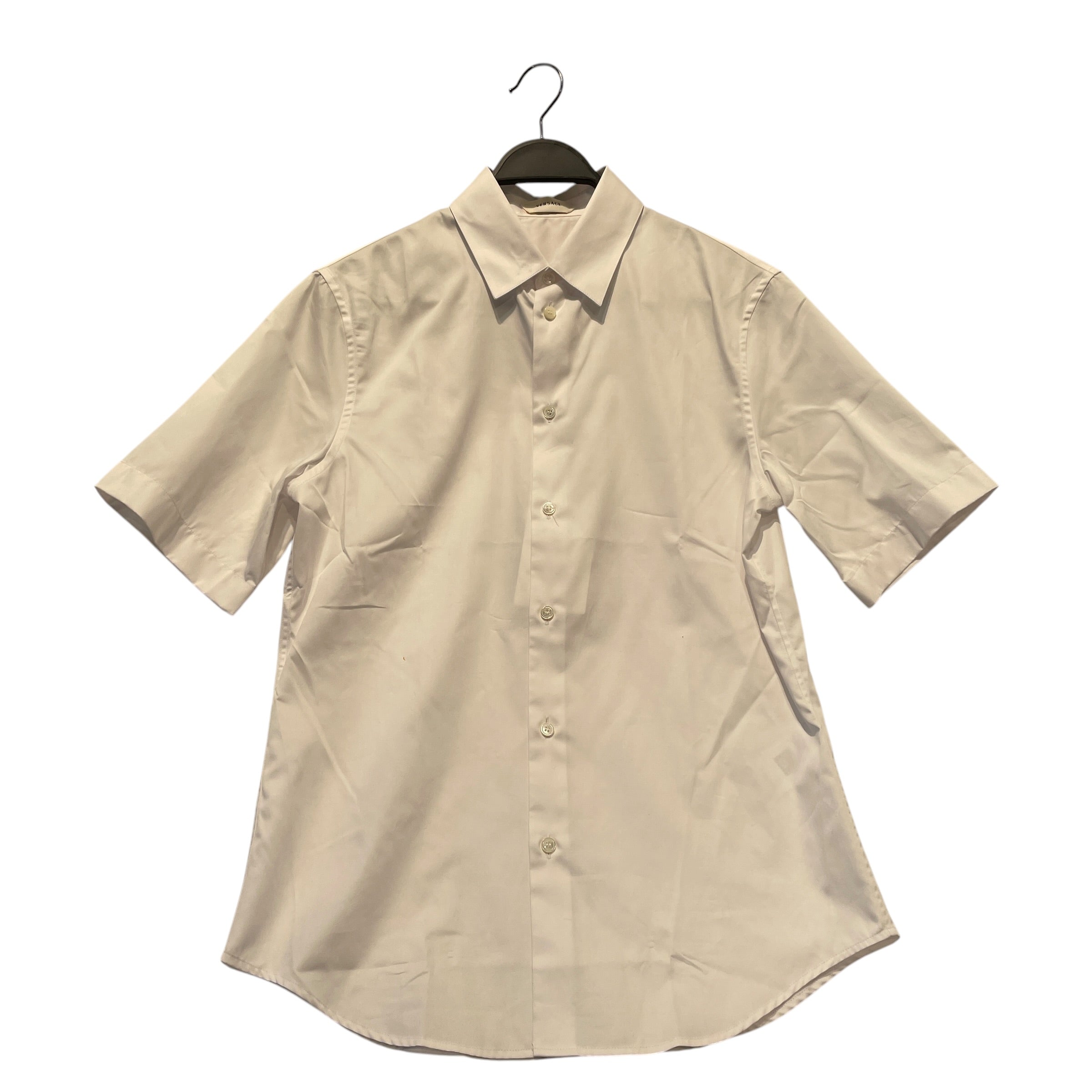 VERSACE/SS Shirt/46/Cotton/WHT/Dress/Crisp White Formal Dress Shirt view 1