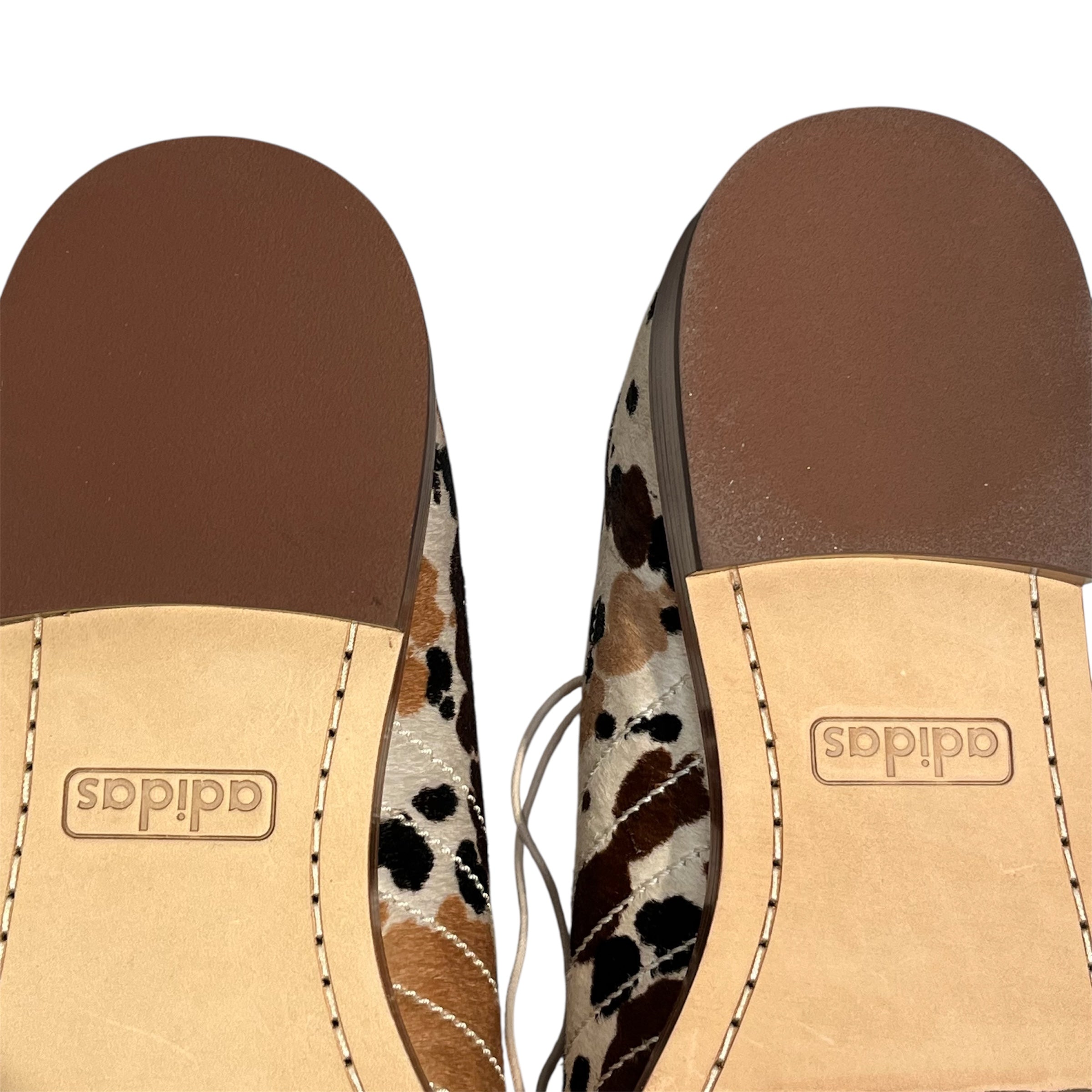 adidas/Dress Shoes/US 12/Animal Pattern/Fur/BRW/CLOT DYED COW FUR TASSLE LACES view 4