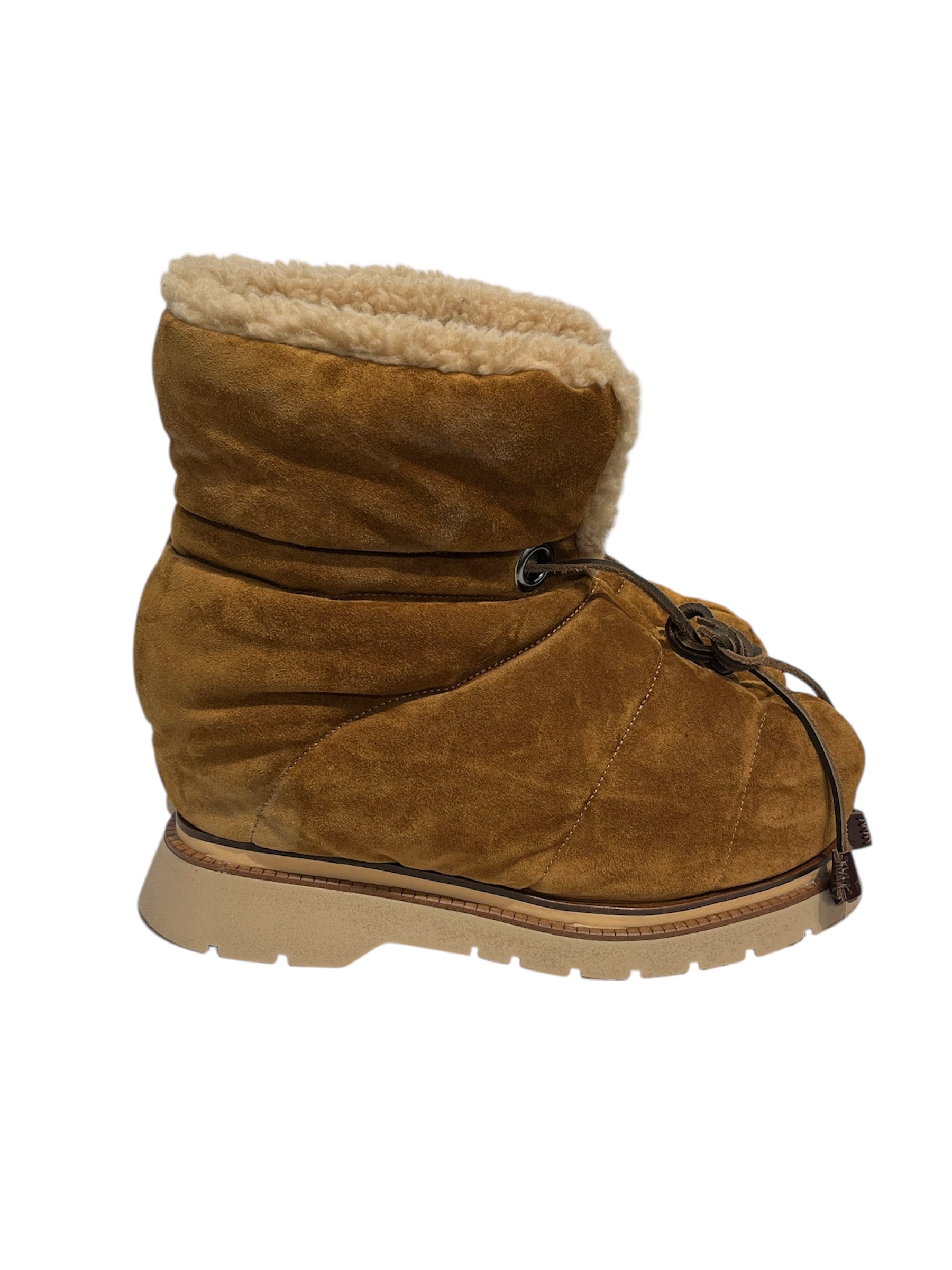 DSQUARED2/Boots/EU 40/Cotton/BEG/puffy ankle boot sherpa view 4