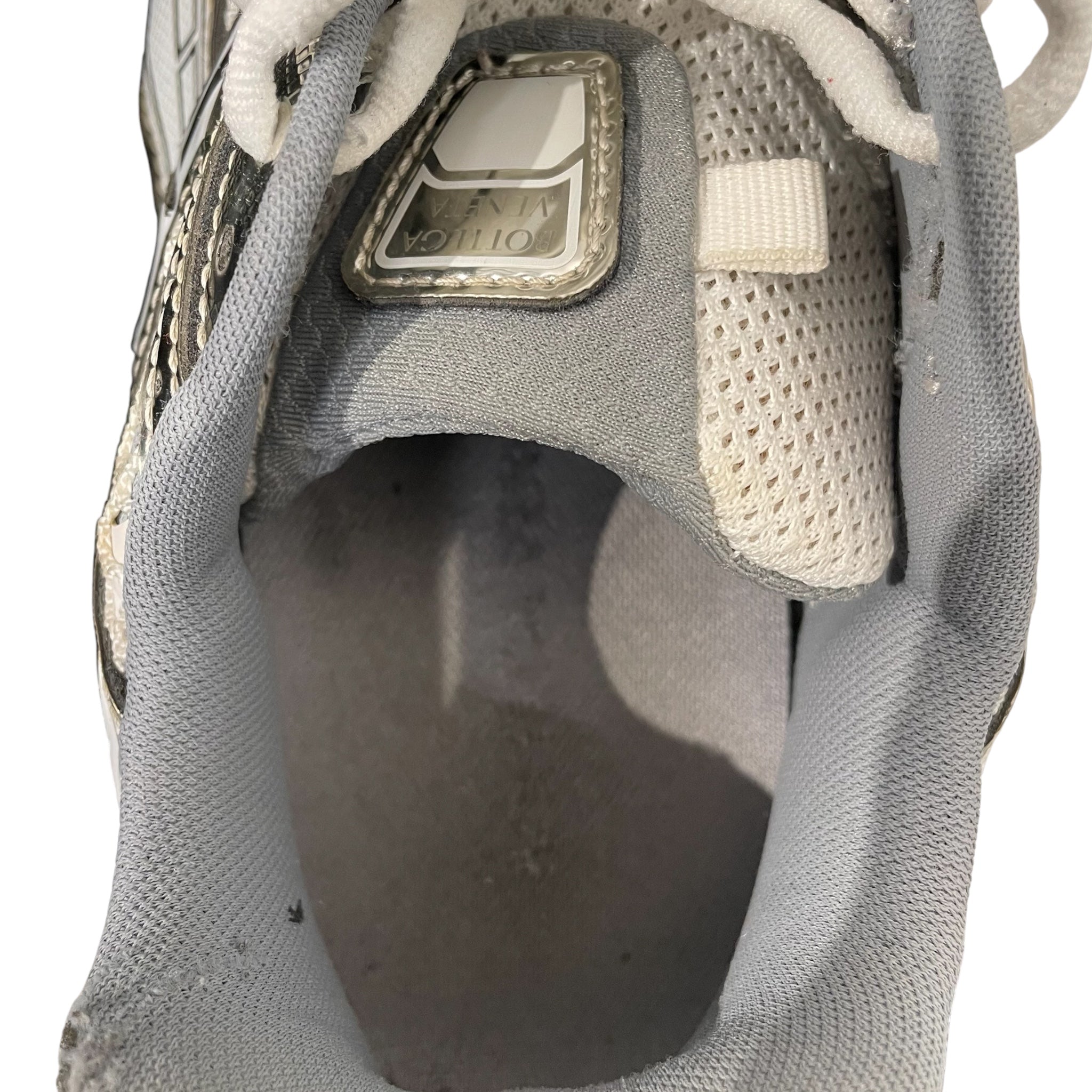 BOTTEGA VENETA/Low-Sneakers/EU 40/Cotton/WHT/ORBIT WHITE GREY view 3