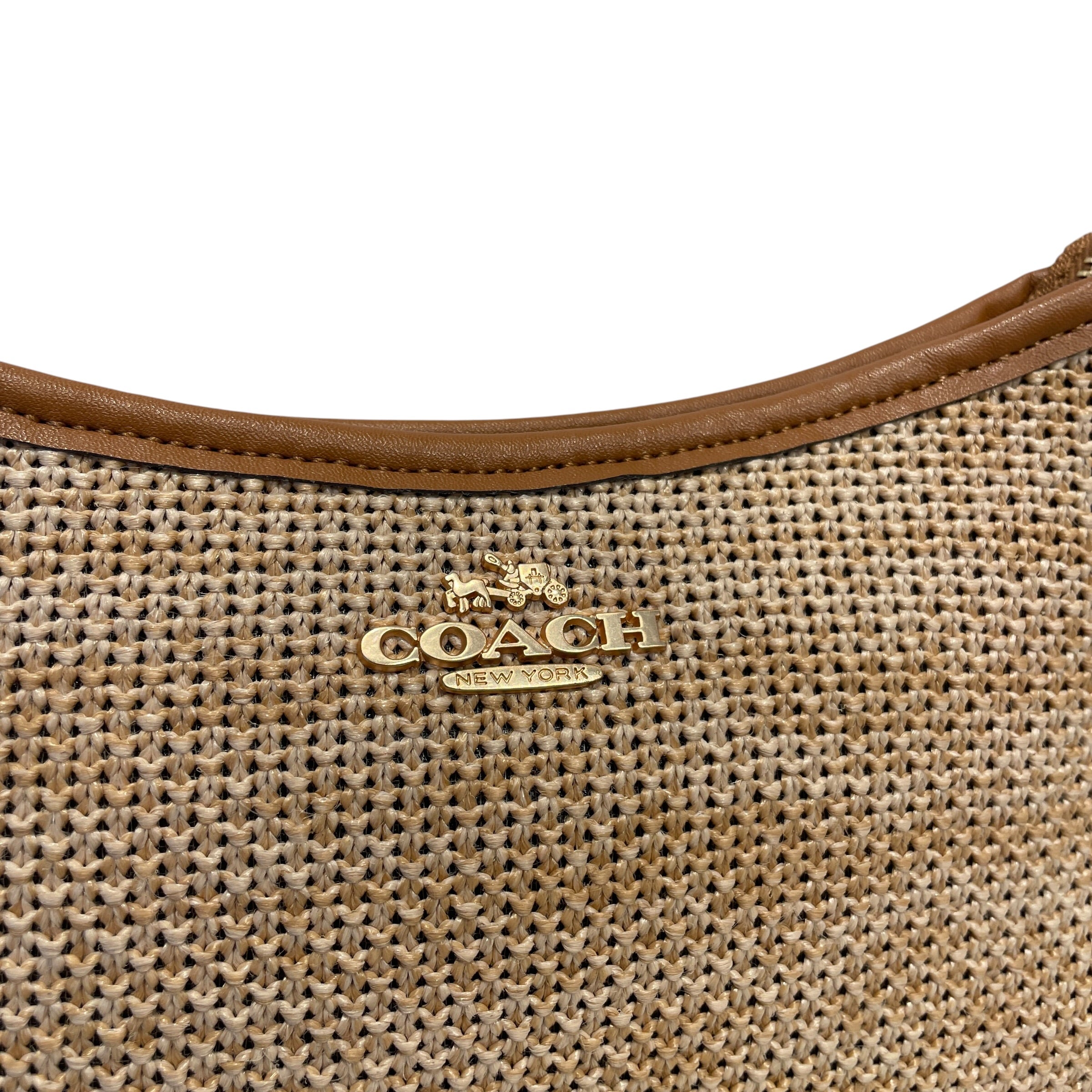 COACH/Tote Bag/CML/TERI STRAW BAG view 3