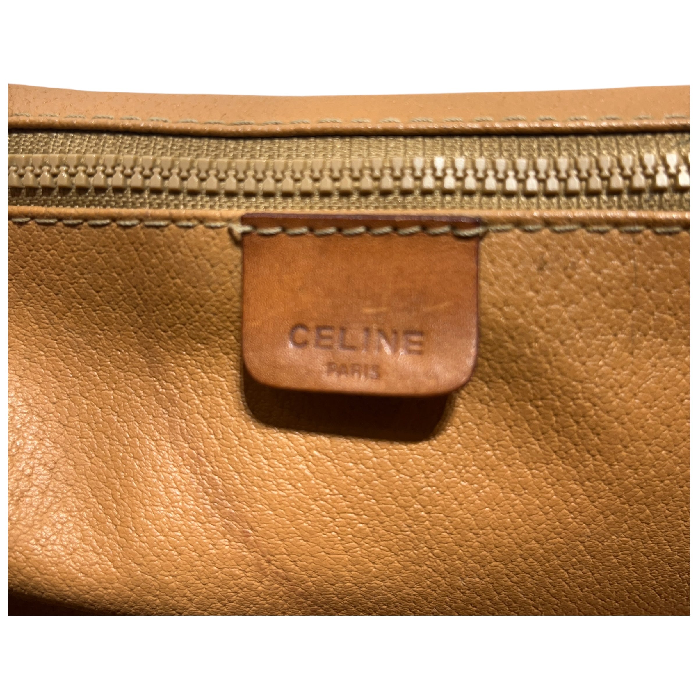 CELINE/Cross Body Bag/Monogram/Leather/BRW/MACADAM view 6