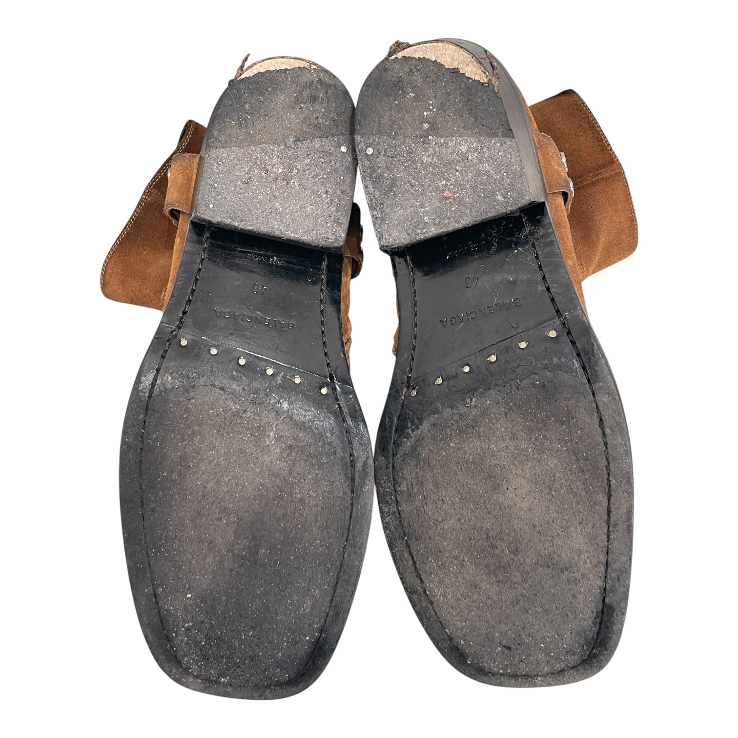 BALENCIAGA/Cowboy Boots/EU 43/Suede/CML/483528 SILVER HARDWARE view 5
