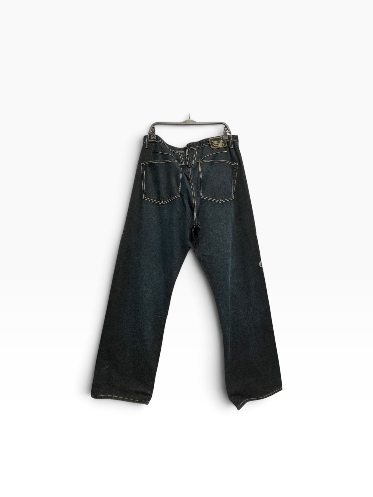 MARITHE FRANCOIS GIRBAUD/Straight Pants/36/Denim/WHT/38 view 2