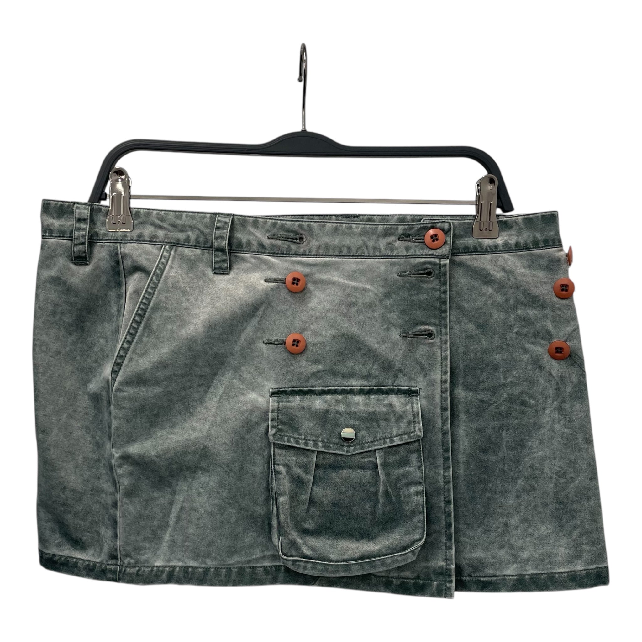 DIESEL/Skirt/S/Cotton/GRN/6 BUTTONS / FRONT POCKET view 1