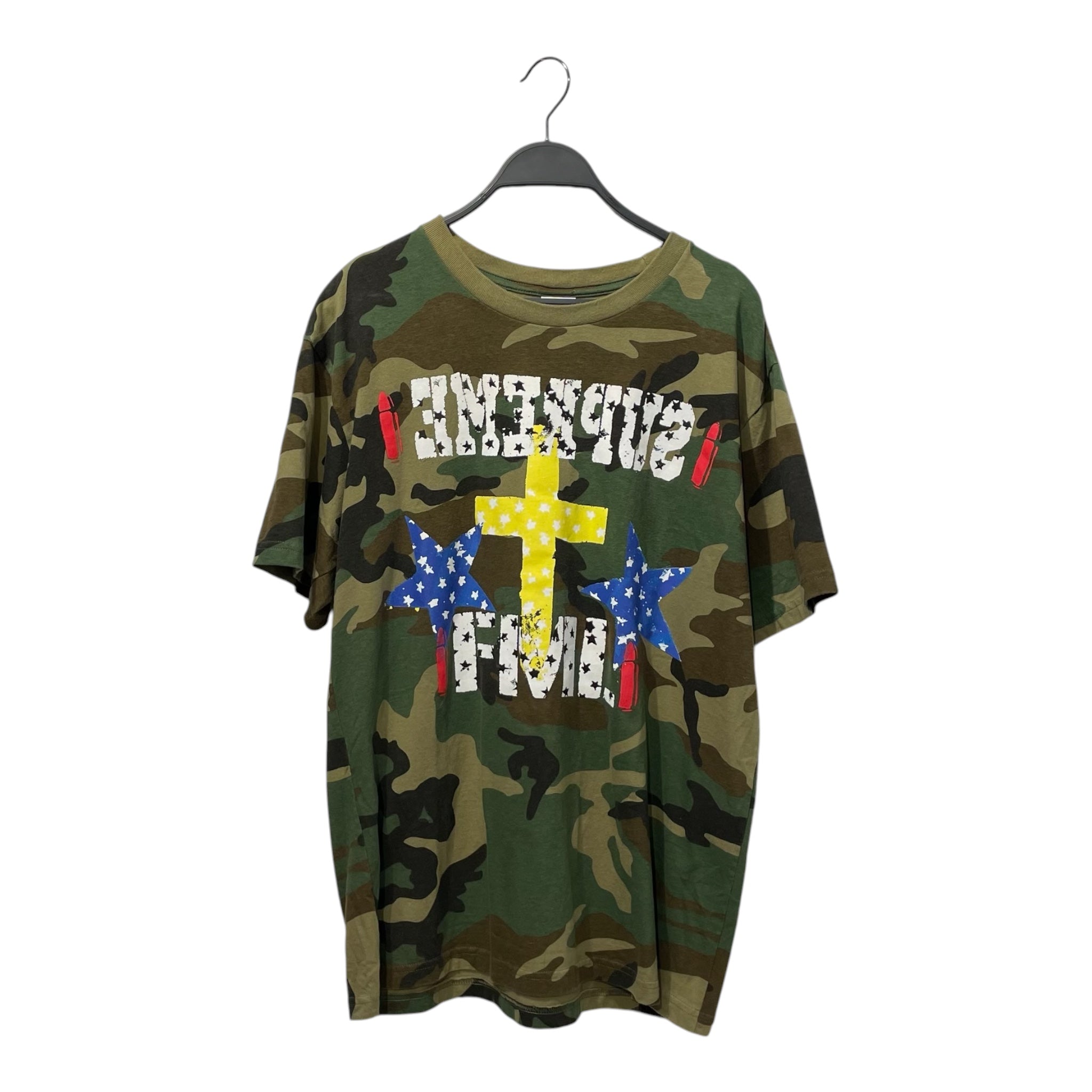 Supreme/T-Shirt/M/Cotton/GRN/Camouflage/ view 1