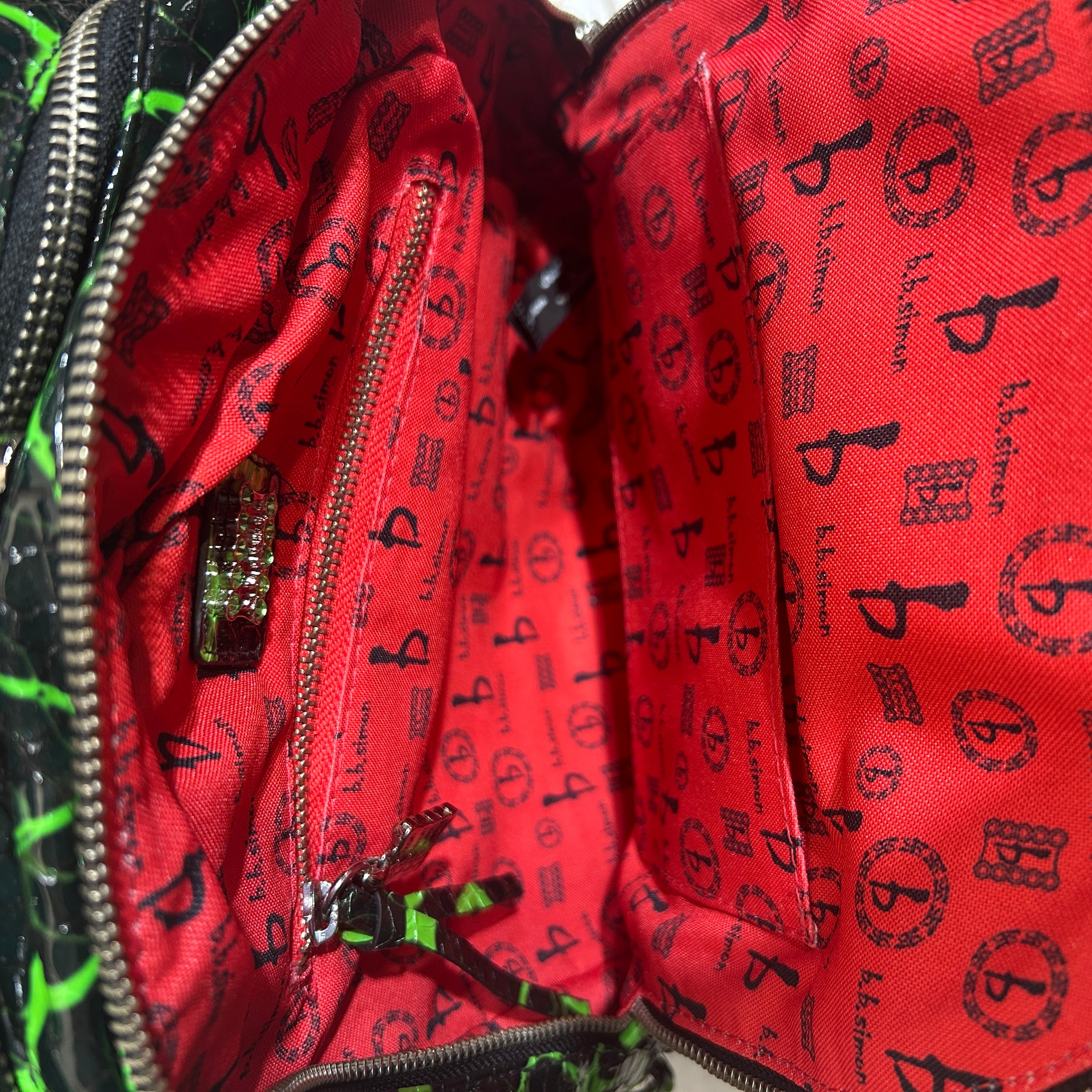 b.b.simon/Backpack/Monogram/GRN/Electric Slime Green view 4