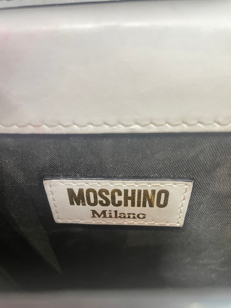 MOSCHINO/Cross Body Bag/WHT/Fashion Kills