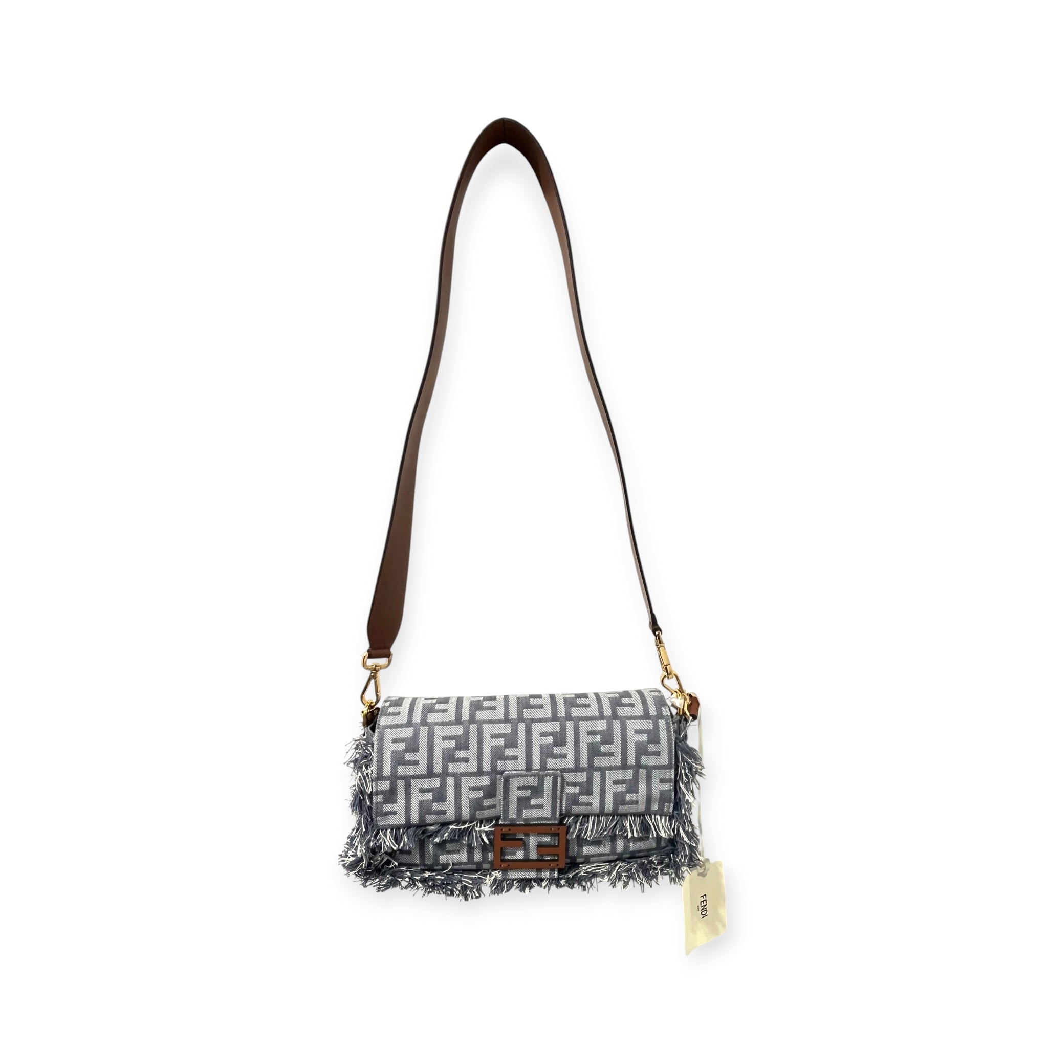 FENDI/Bag/Monogram/Denim/BLU/BAGUETTE/DENIM FRAYING view 9