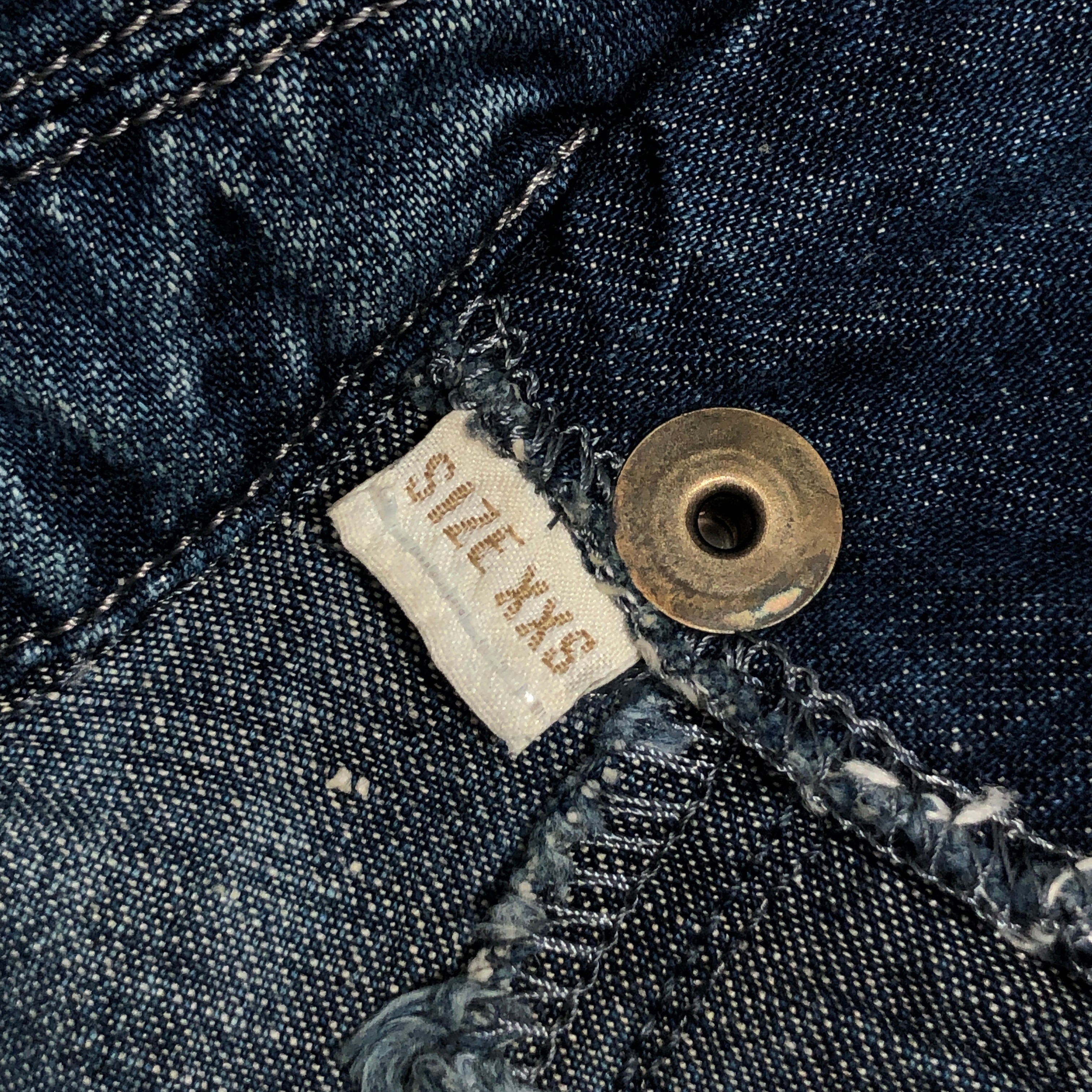 DIESEL/Denim Jkt/S/Denim/IDG/ASYMMETRICAL ZIP WASHED DENIM view 5