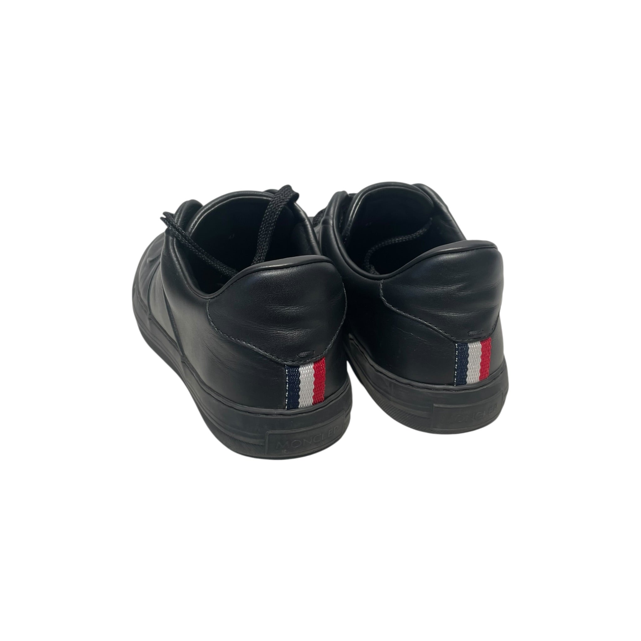 MONCLER/Low-Sneakers/EU 43/Leather/BLK/FRENCH FLAG TAG view 2
