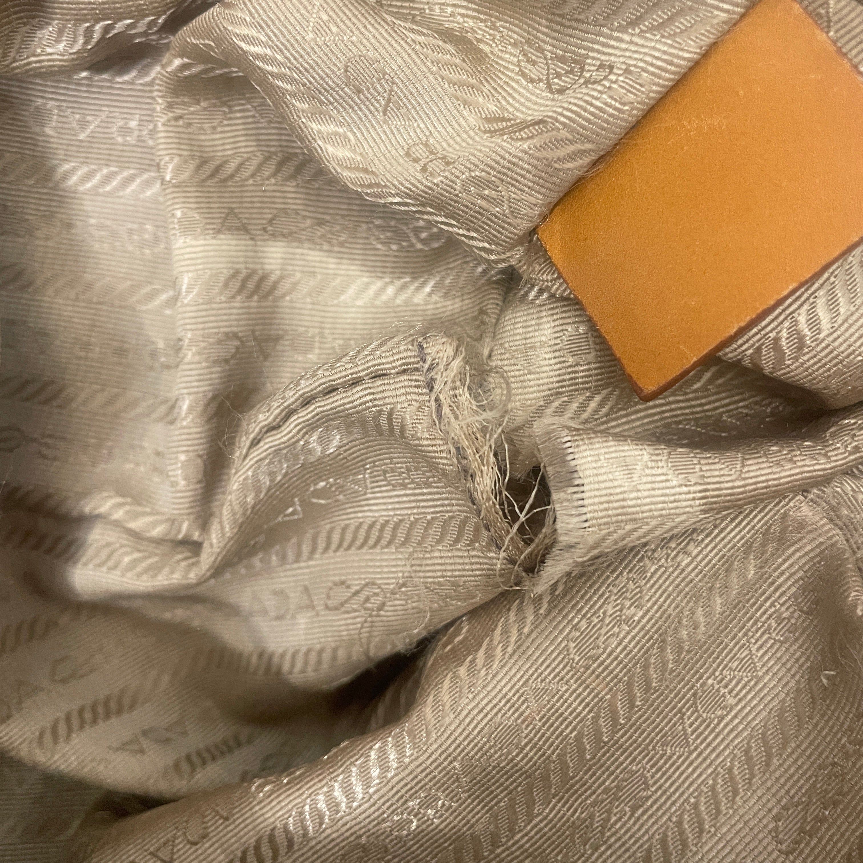 PRADA/Bag/Cotton/BEG/JACQUARD CANVAS BAG view 5