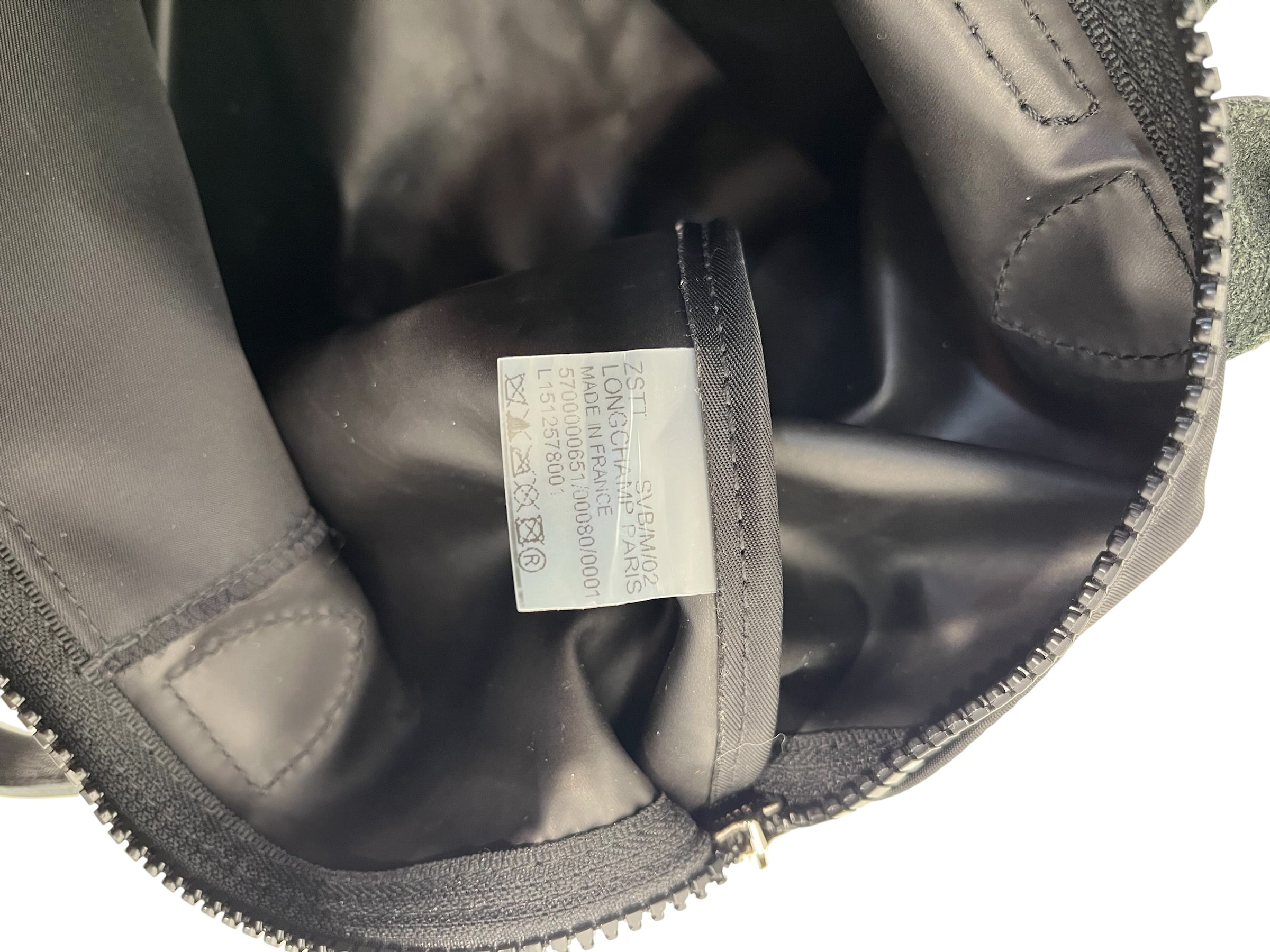 LONGCHAMP/Cross Body Bag/Nylon/BLK/Le pliage strap view 7