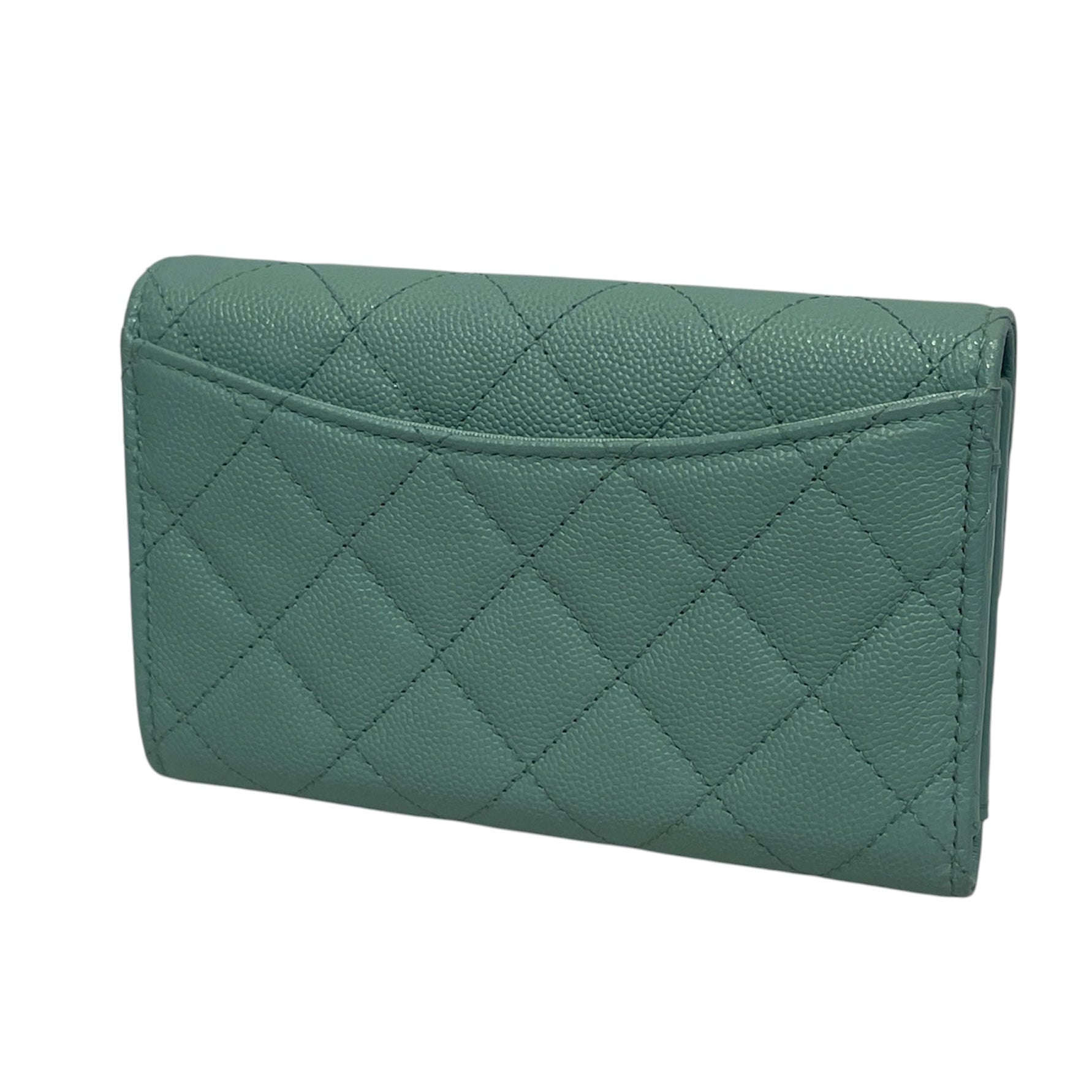 CHANEL/Wallet/Leather/GRN/ view 2