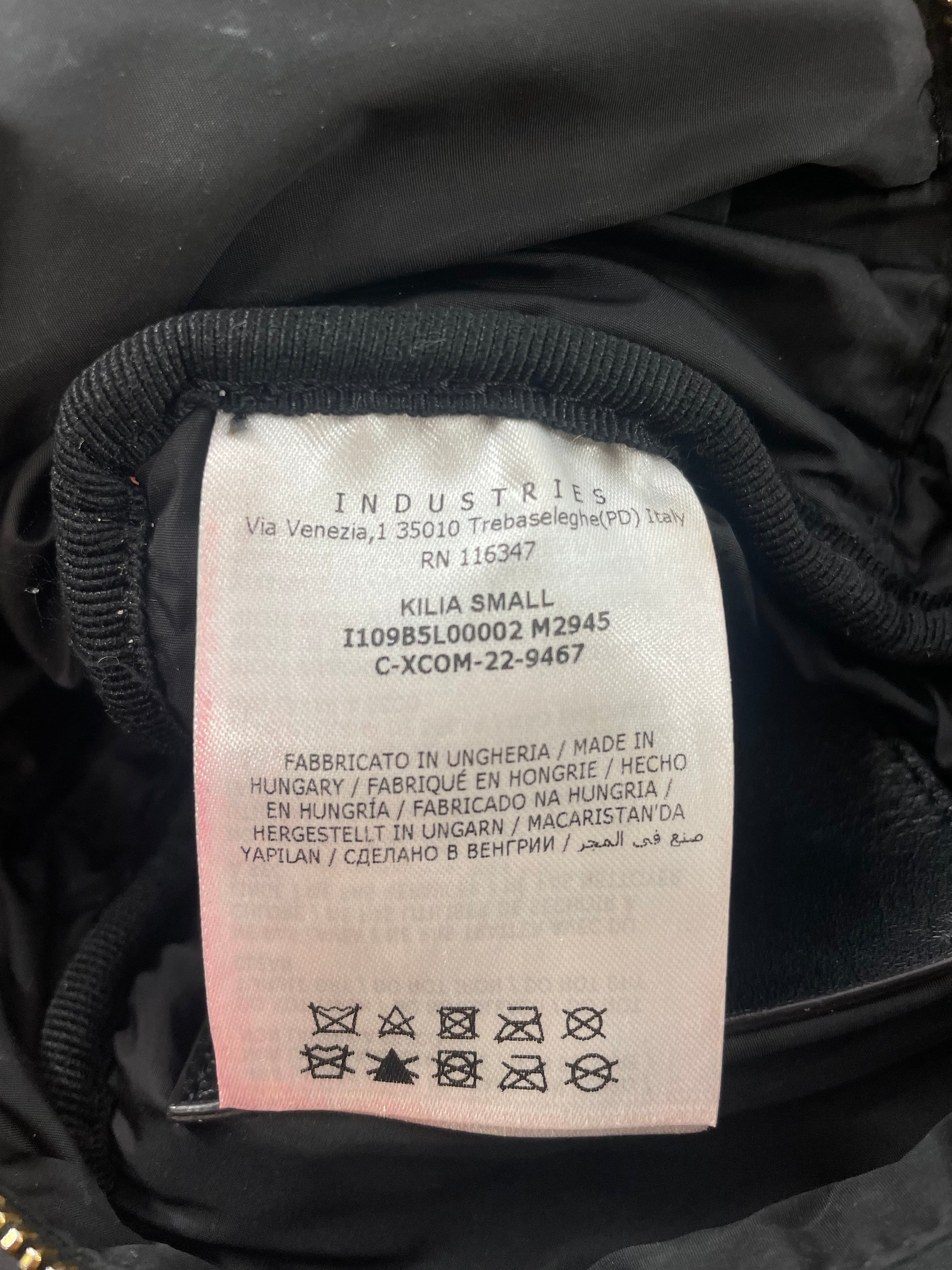 MONCLER/Backpack/BLK/MINI GLD HRDWARE view 7