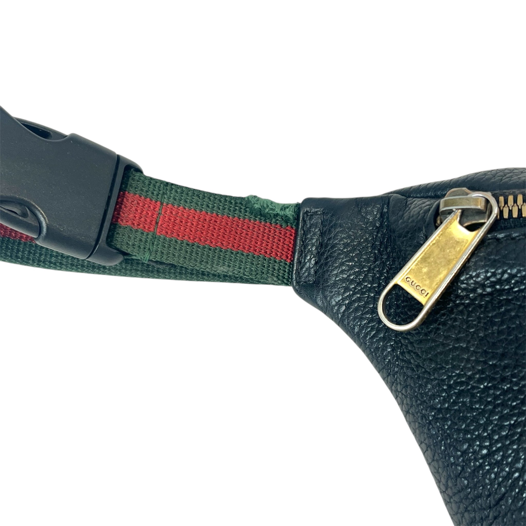 GUCCI/Fanny Pack/Leather/BLK/VINTAGE LOGO BELT BAG view 6
