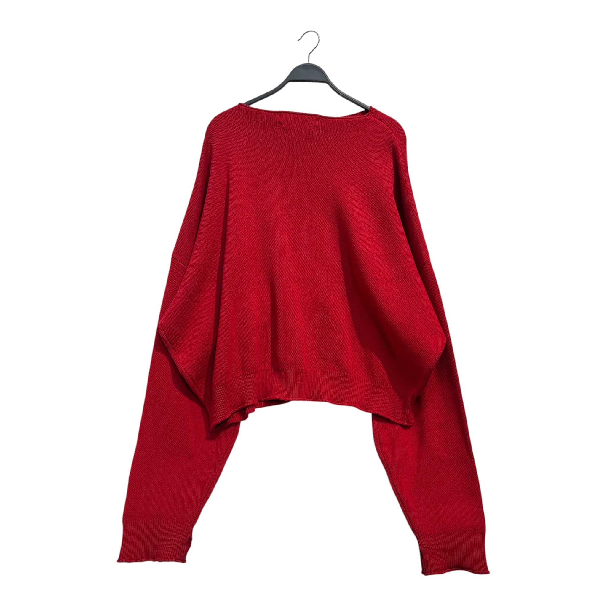 KODY PHILLIPS/Sweater/XXL/Cotton/RED/kp logo boat neck view 2