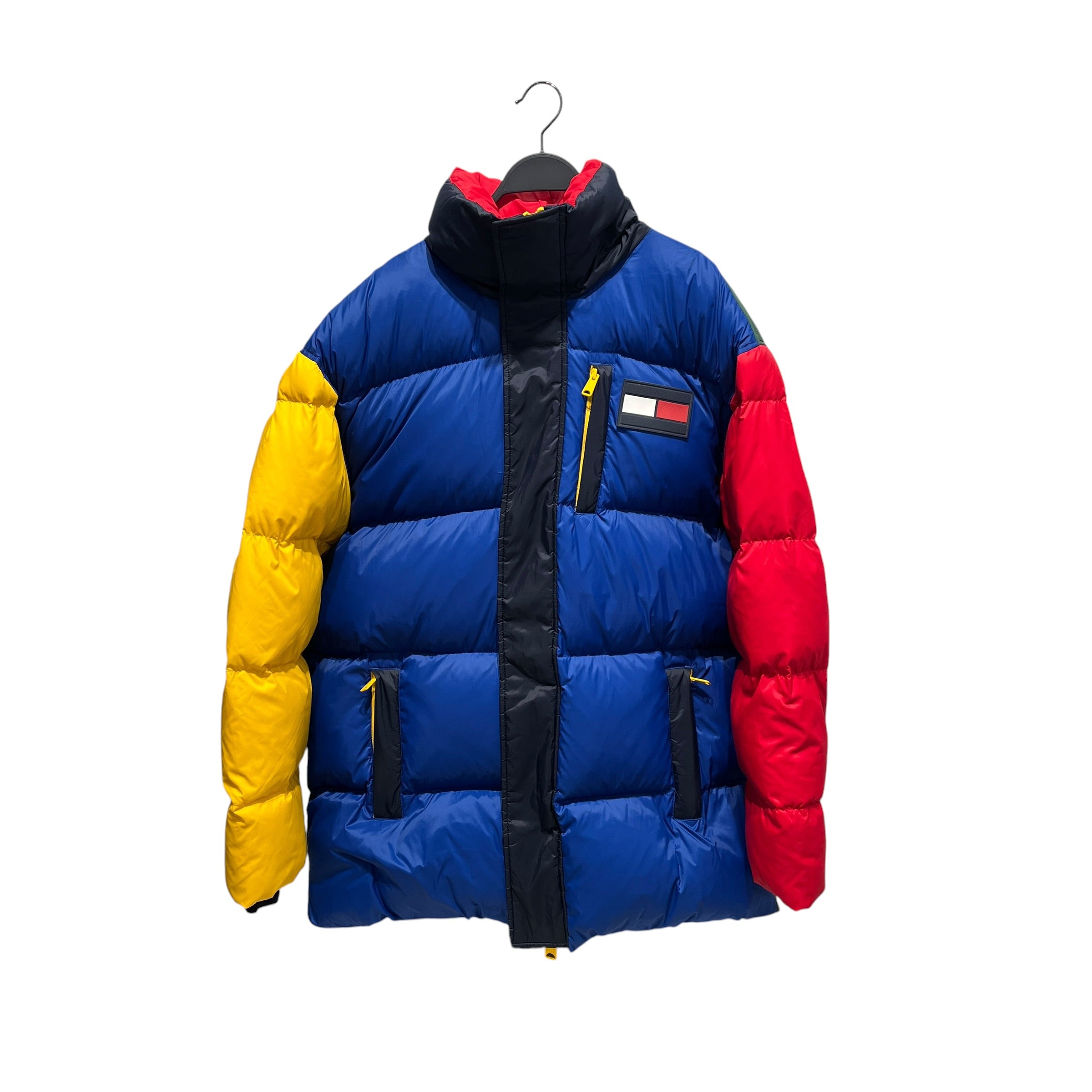 TOMMY HILFIGER/Puffer Jkt/XL/Nylon/MLT/colorblock puffer view 1