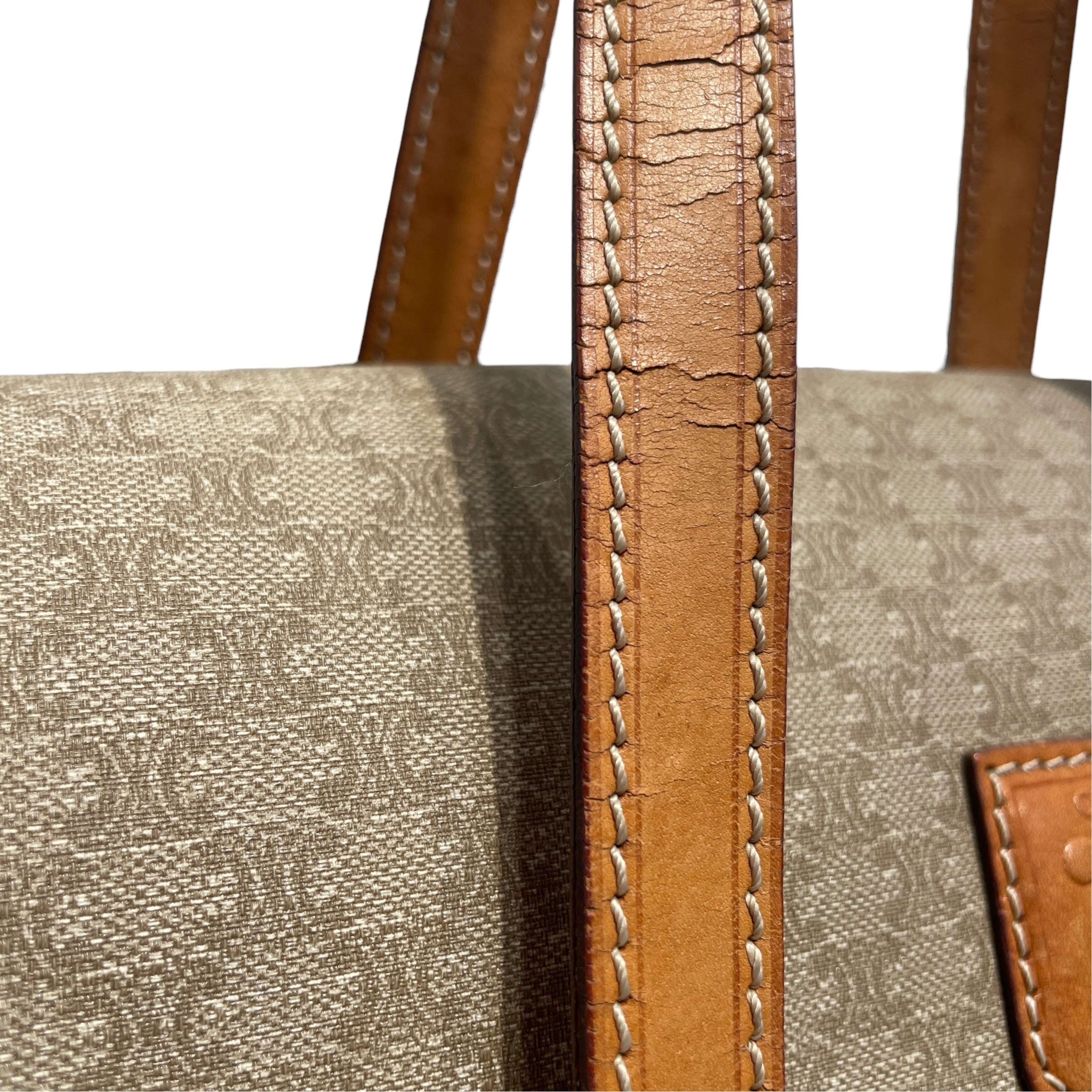 CELINE/Hand Bag/Monogram/Leather/BRW/Brown Hand Bag view 7