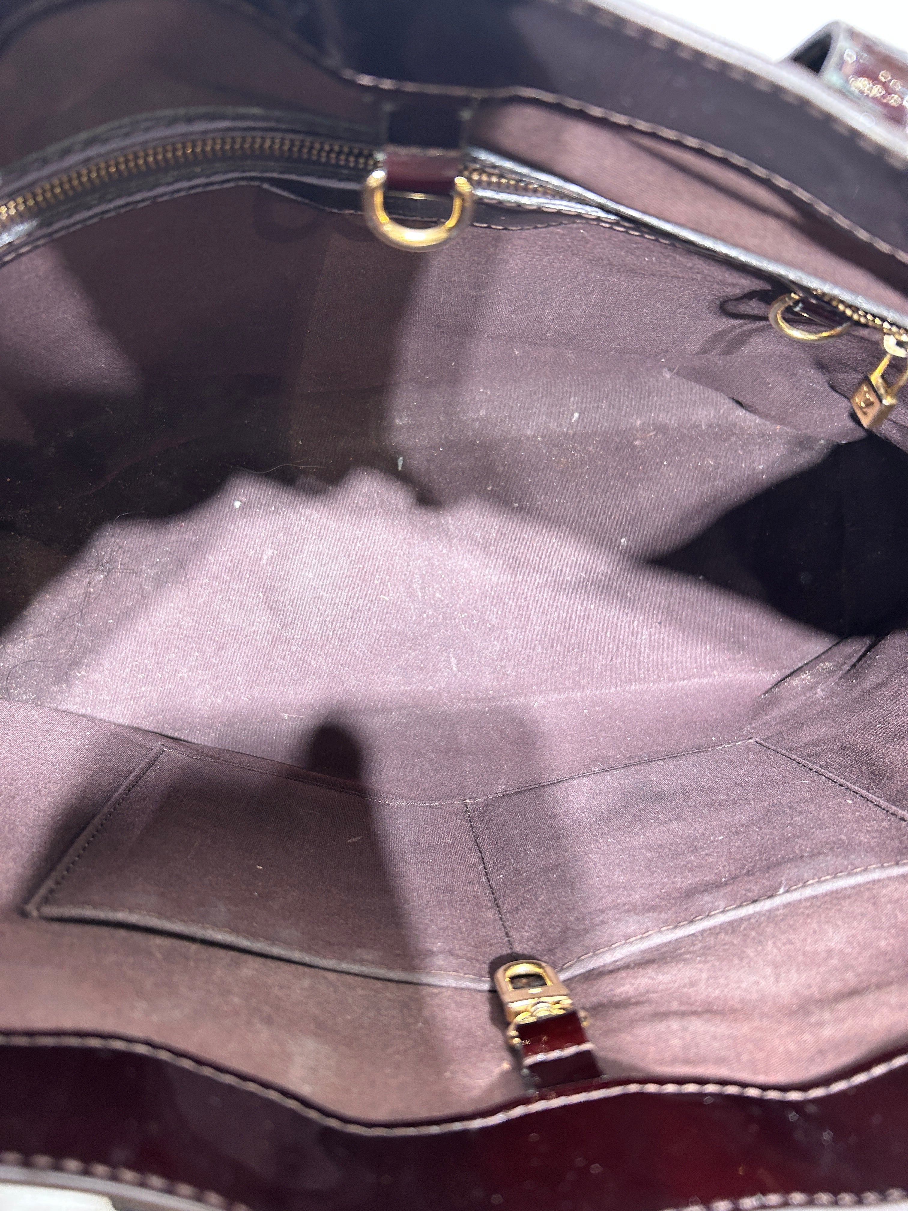 LOUIS VUITTON/Tote Bag/Monogram/BRD/VERNIS WILSHIRE GM view 5