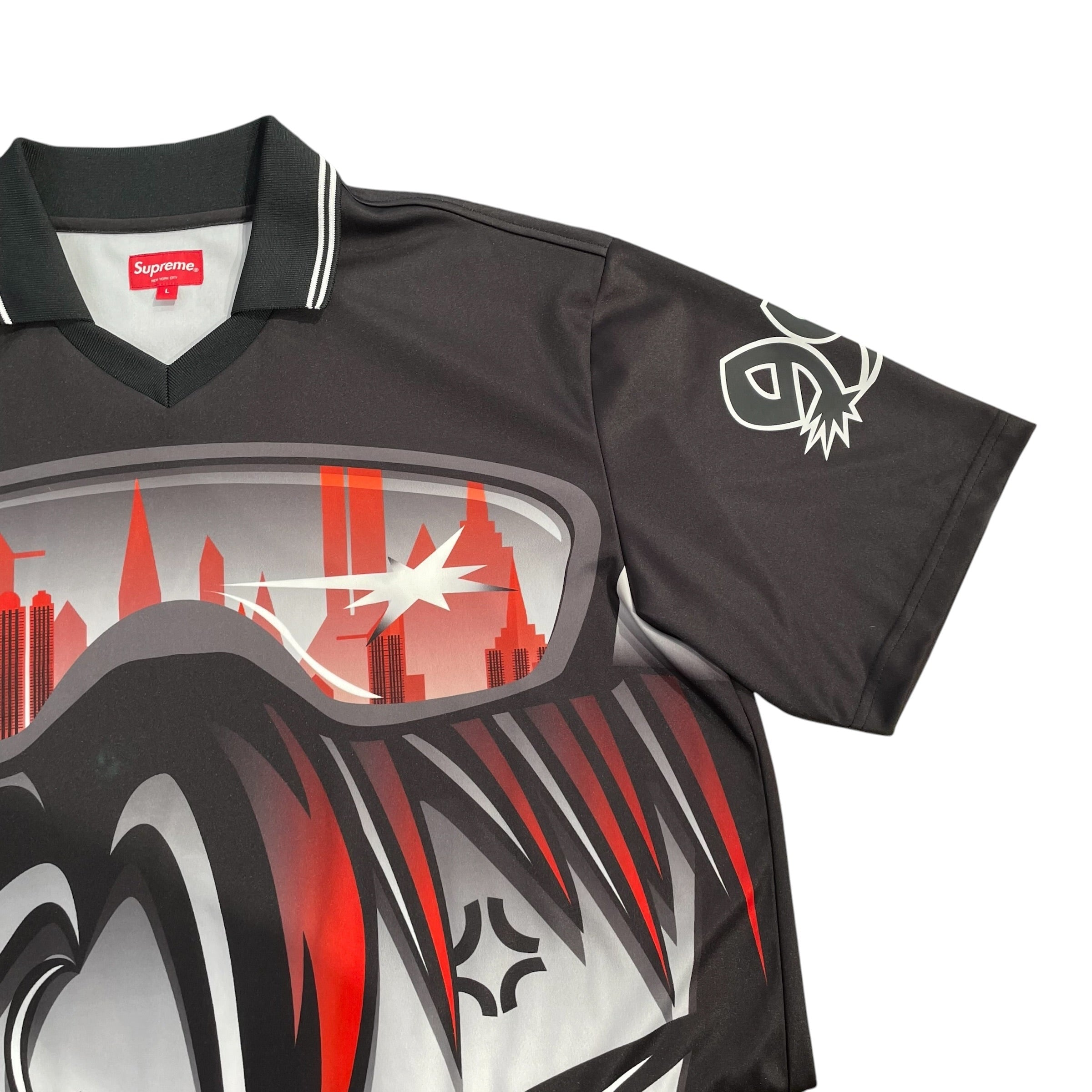 Supreme/Cut & Sew/L/Polyester/RED/All Over Print/Anime Soccer Jersey view 3