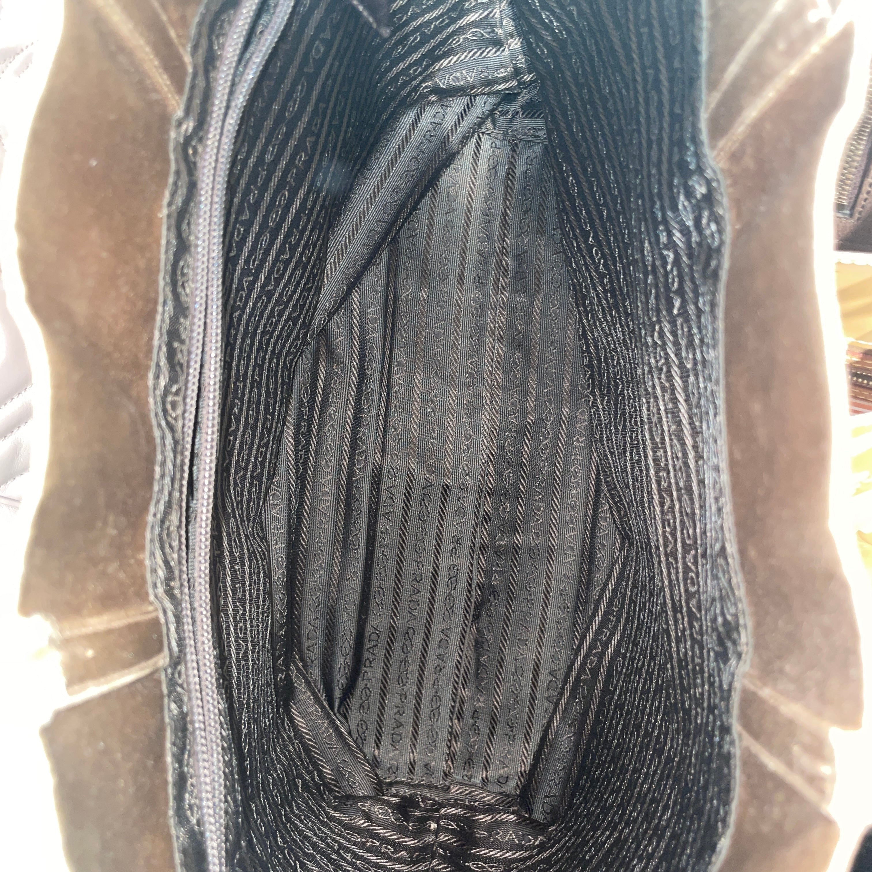 PRADA/Tote Bag/Silk/BEG/TOTE/ view 6