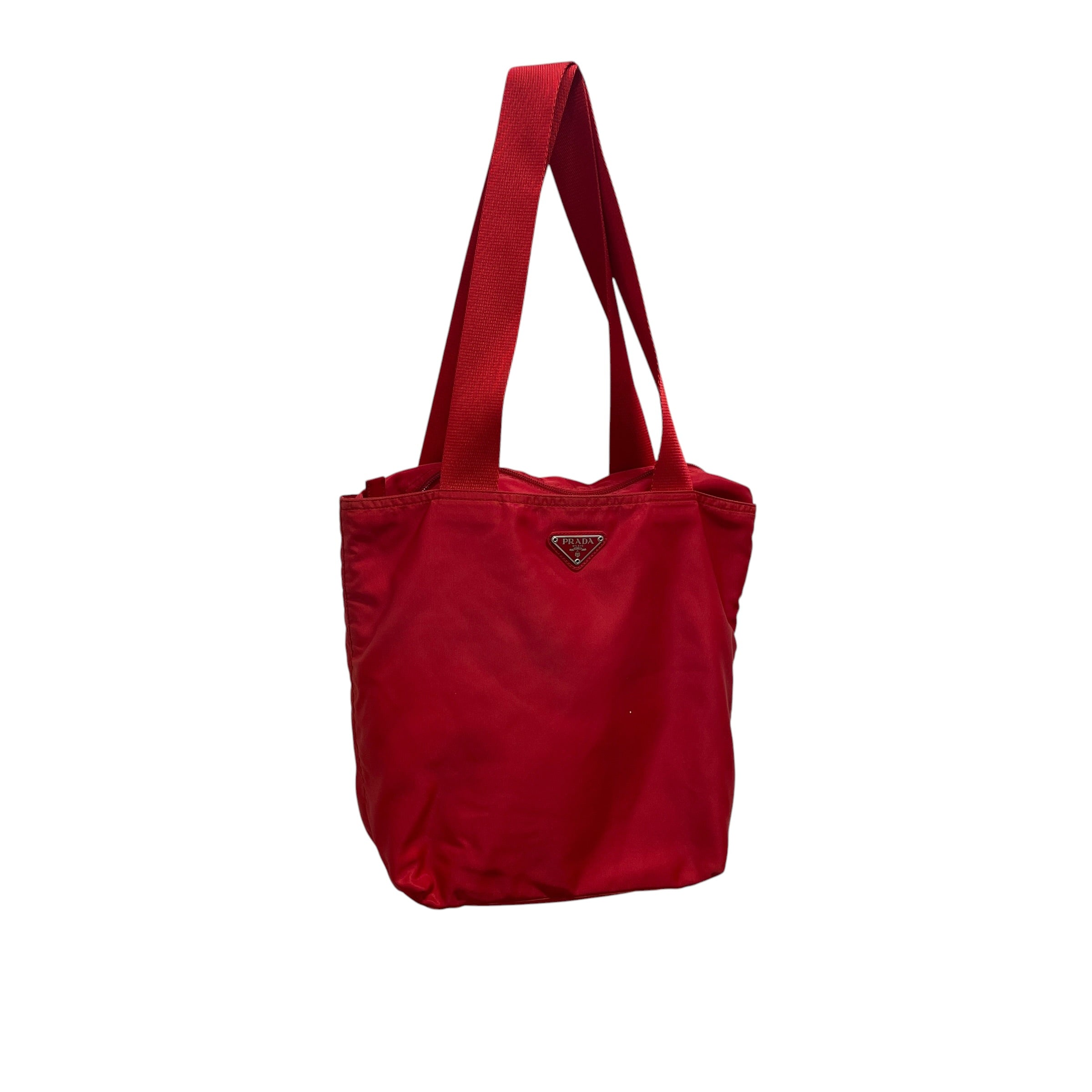 PRADA/Hand Bag/Nylon/RED/7RMWC6Y/ALL RED view 1