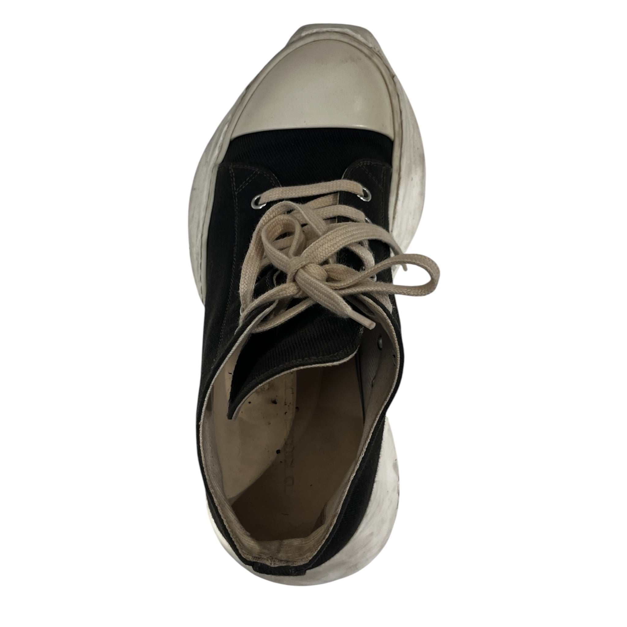 Rick Owens/Low-Sneakers/US 9/Cotton/BLK/RICK OWENA PLATFORM SNEAKERS view 3