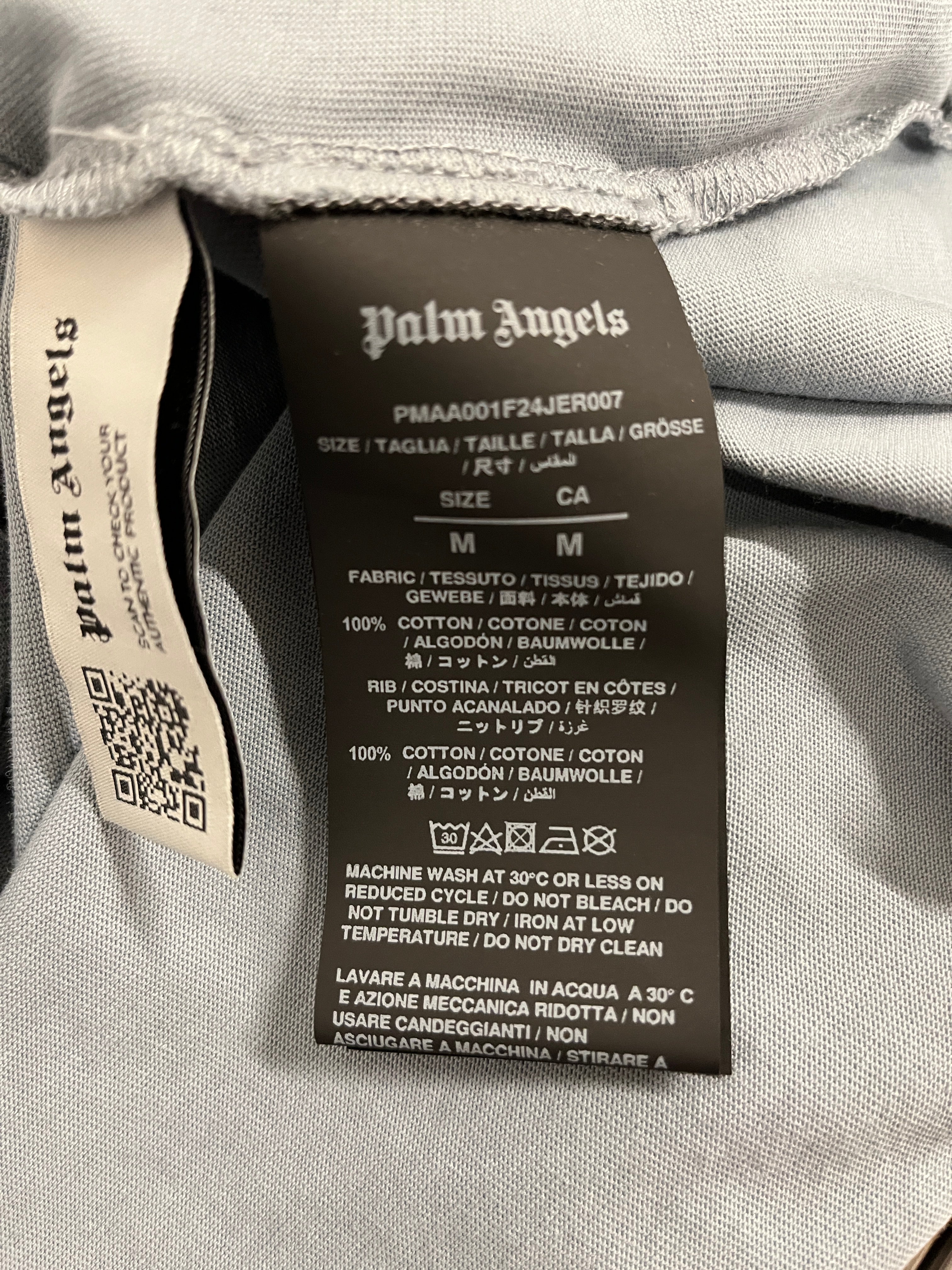 Palm Angels/T-Shirt/M/Cotton/GRY/ view 4