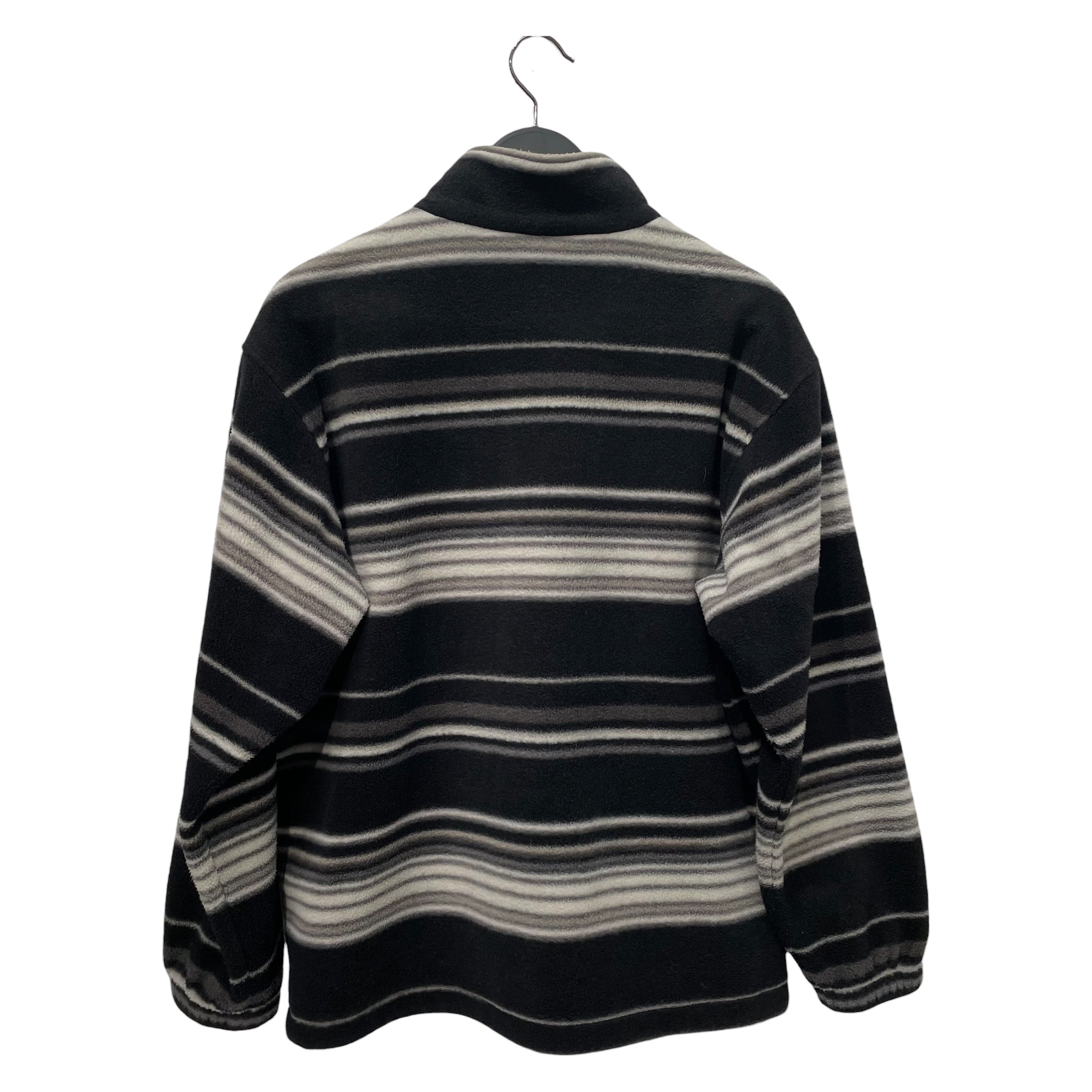 Supreme/Tops/M/Stripe/Polyester/BLK/stripe zip up fleece view 2