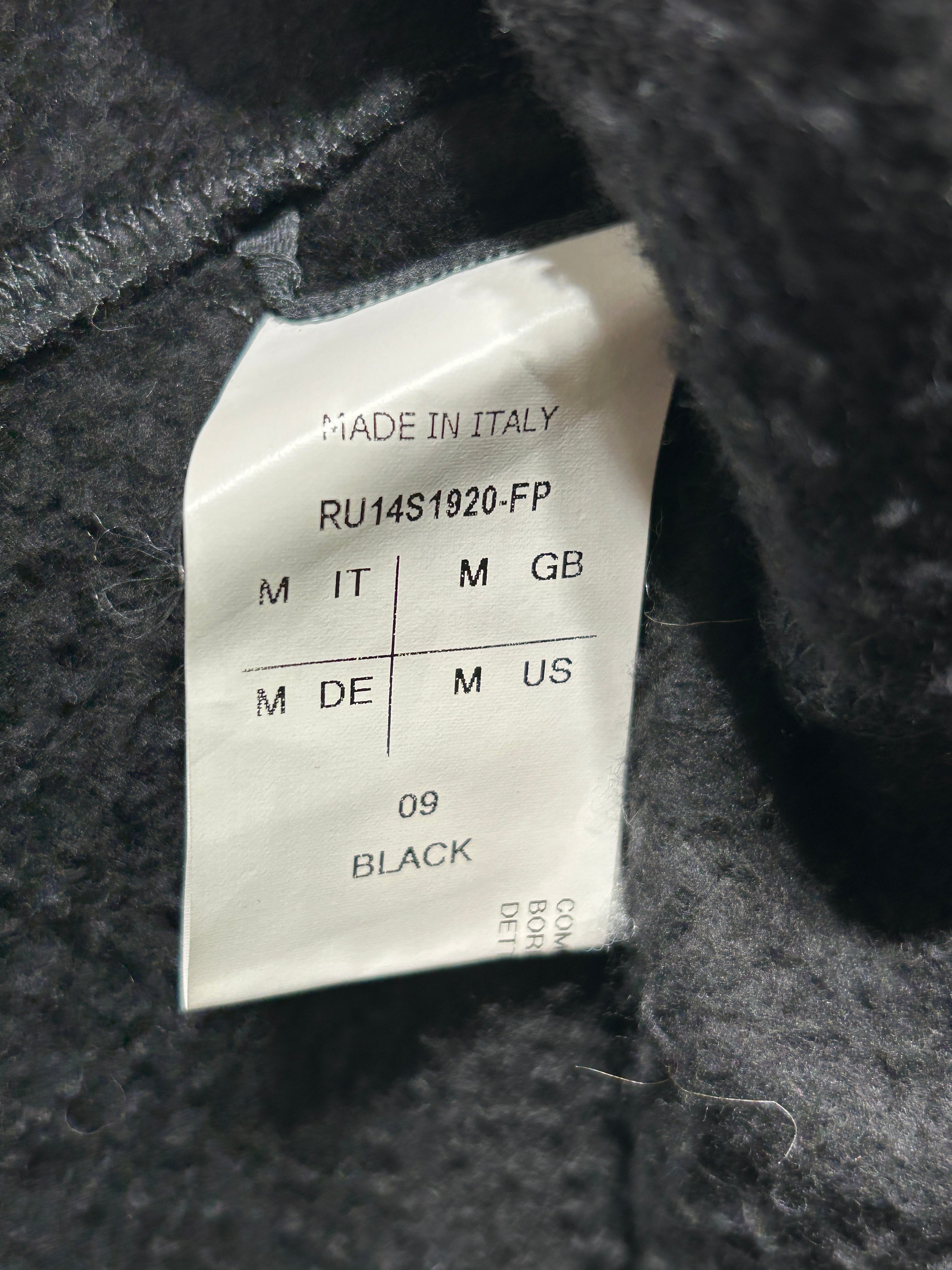 Rick Owens/Zip Up Hoodie/M/Cotton/BLK/VICIOUS S/S14 view 5