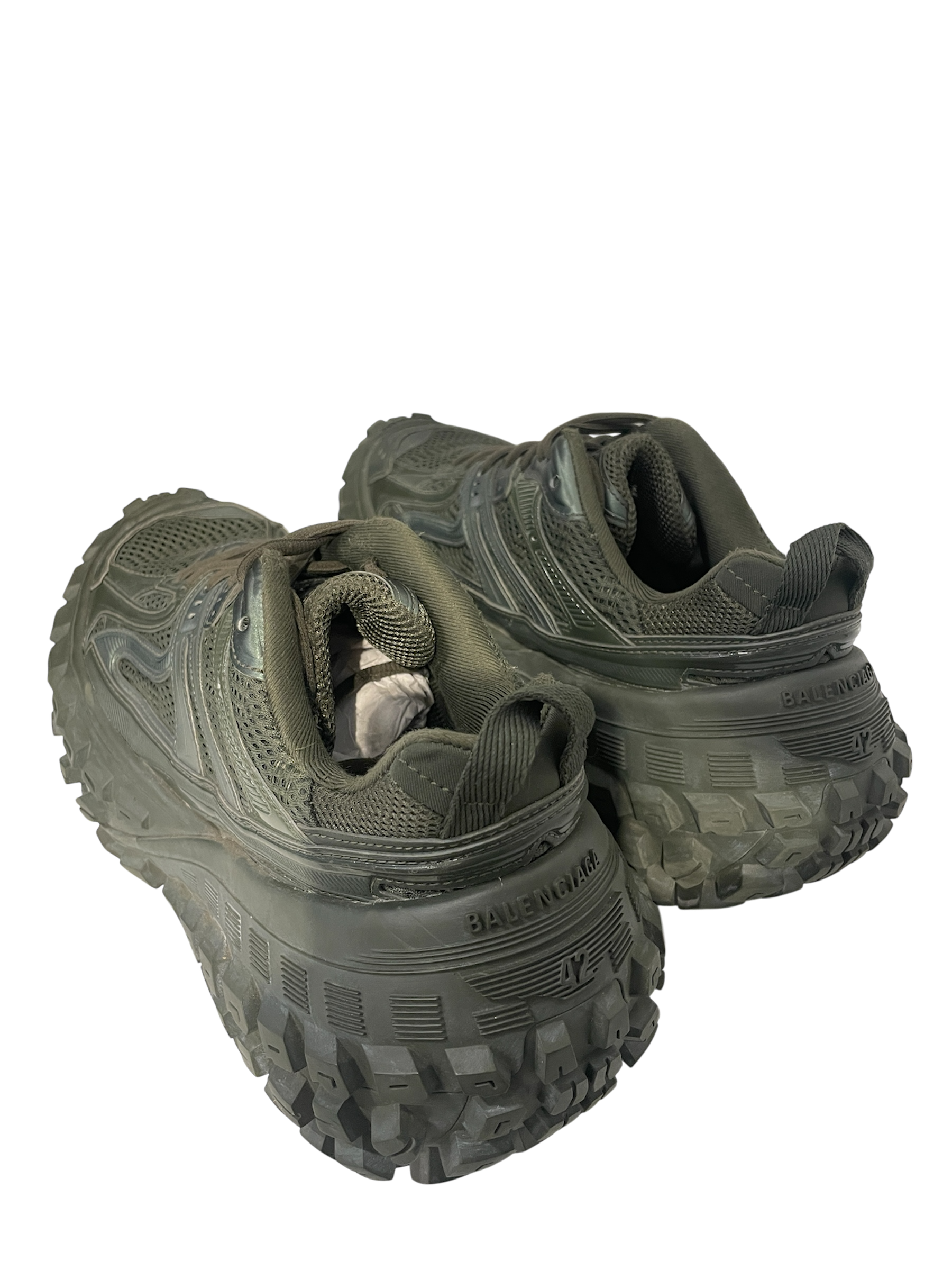 BALENCIAGA/Low-Sneakers/US 8/GRN/balenciaga bouncer army green view 2