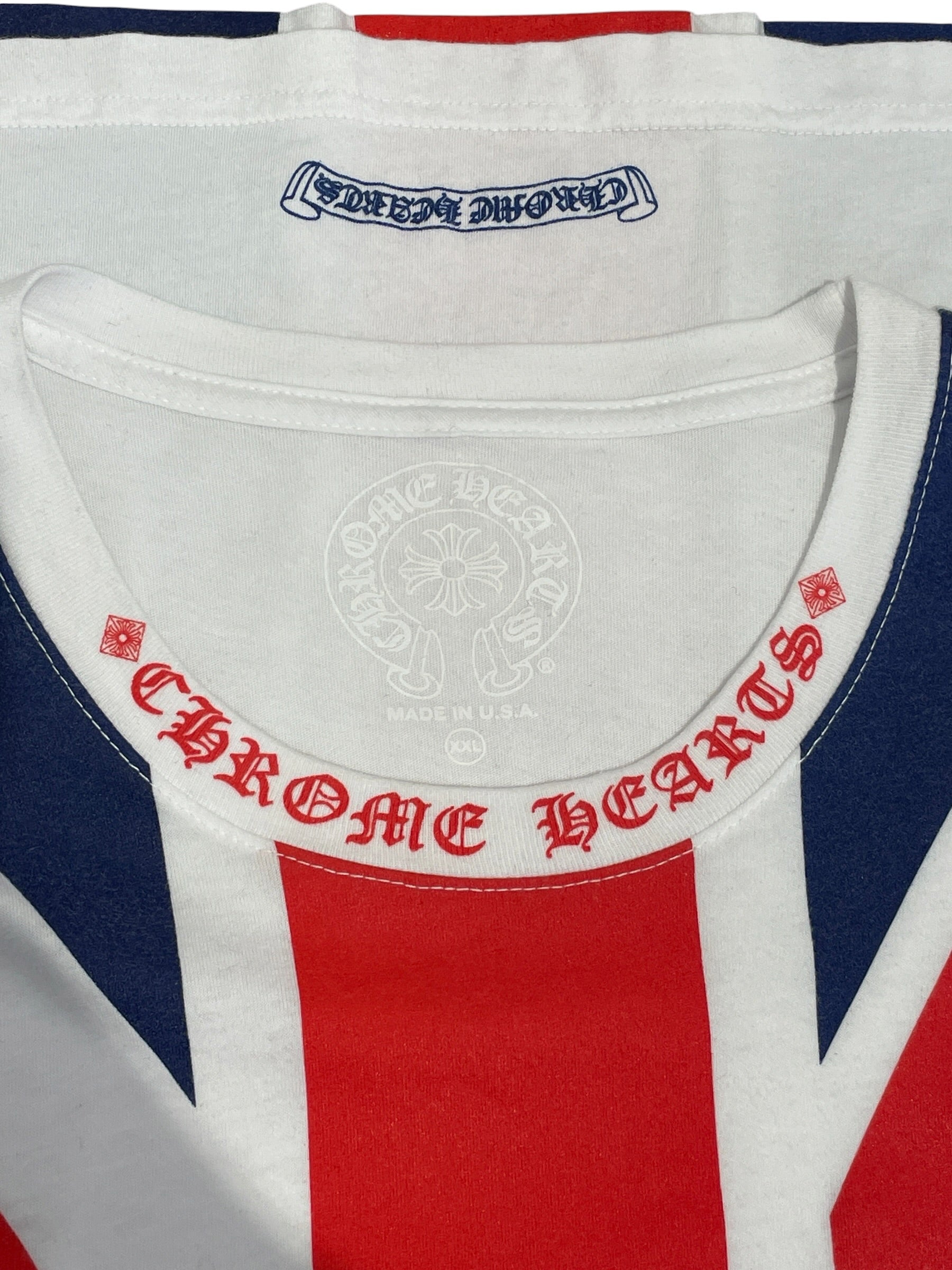 CHROME HEARTS/T-Shirt/XXL/Cotton/WHT/All Over Print/CHROME HEARTS TS LARGE GRAPHIC view 3