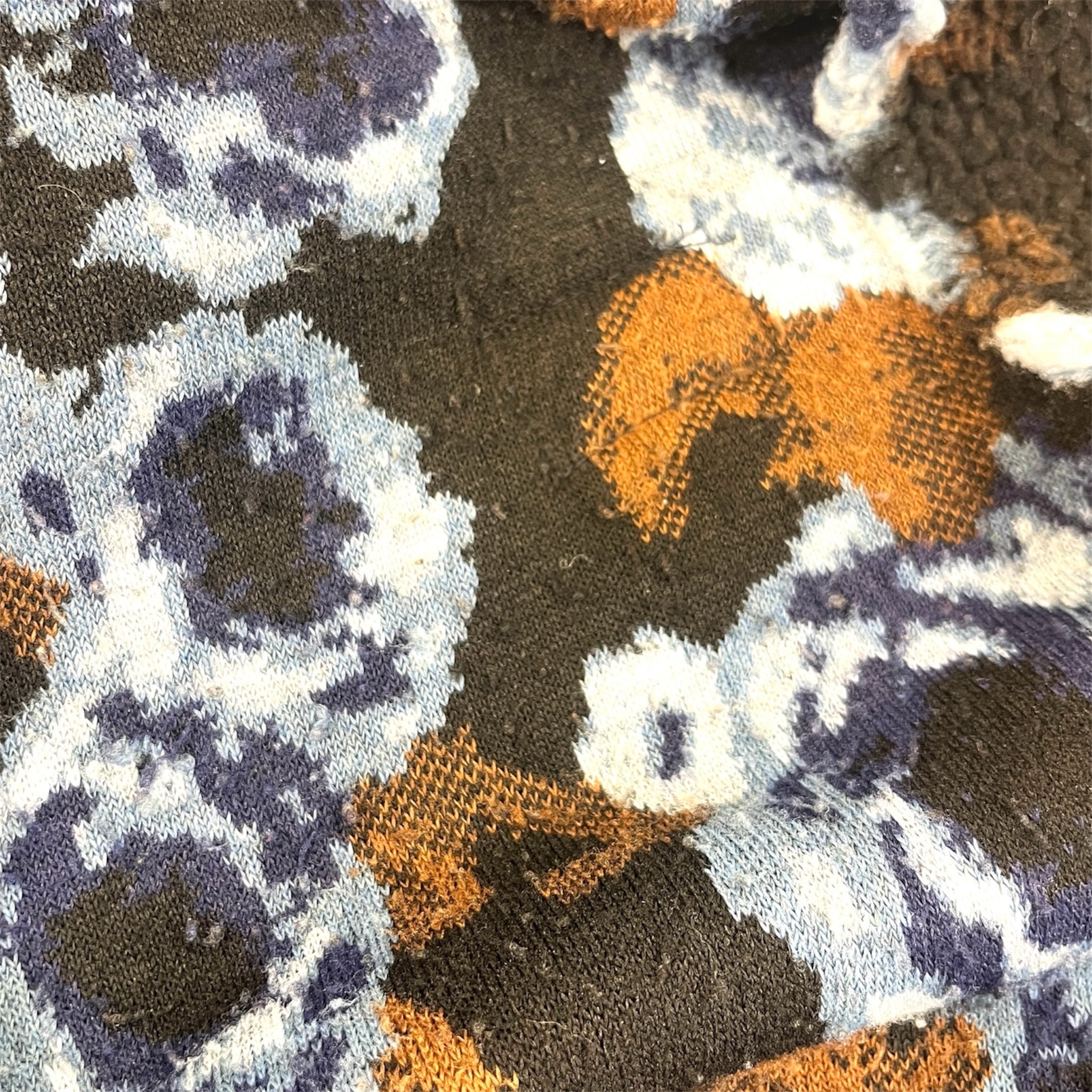 MARTINE ROSE/NAPAPIJRI/Fleece Jkt/M/Acrylic/BLU/Floral Pattern/NAPA FLEECE view 6