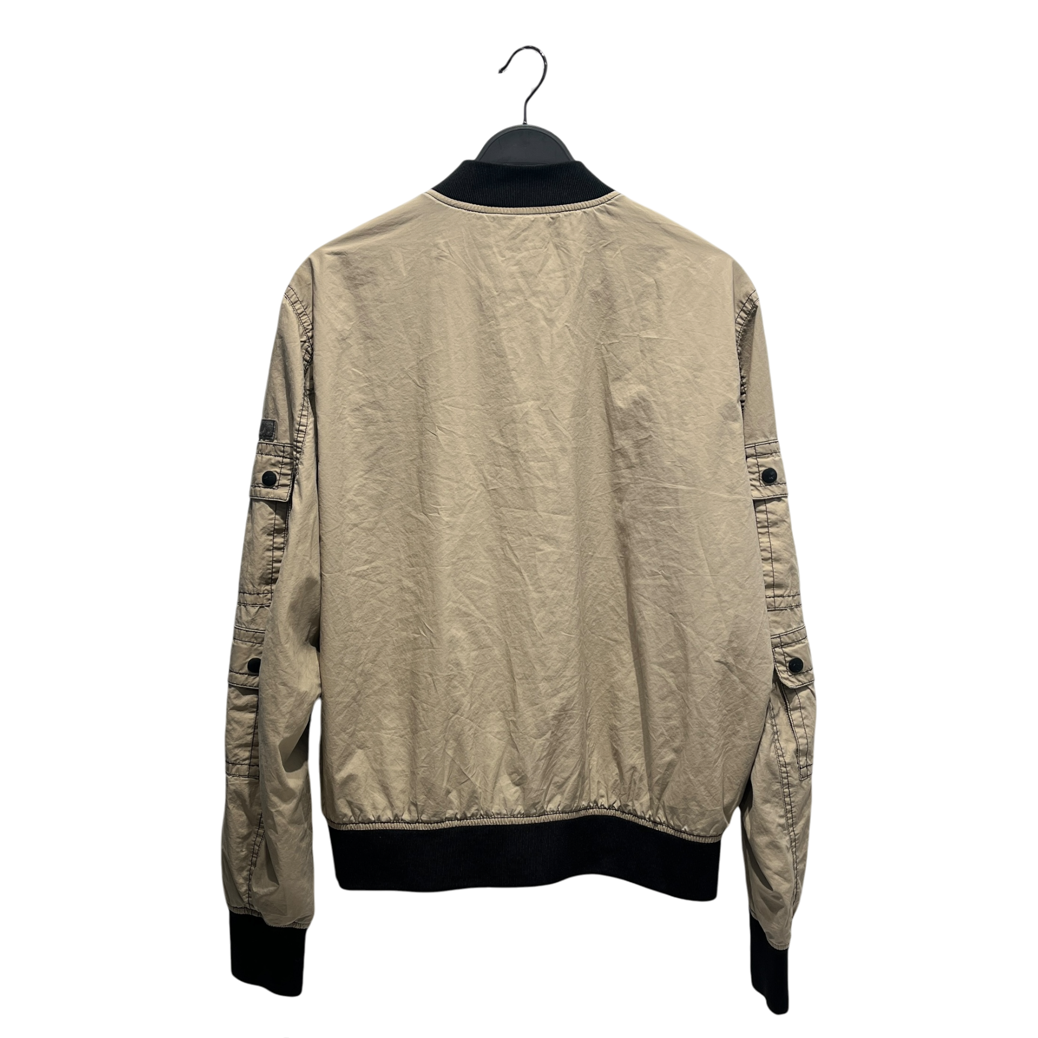 DIESEL/Jacket/XL/Nylon/BEG/utility bomber jacket view 2
