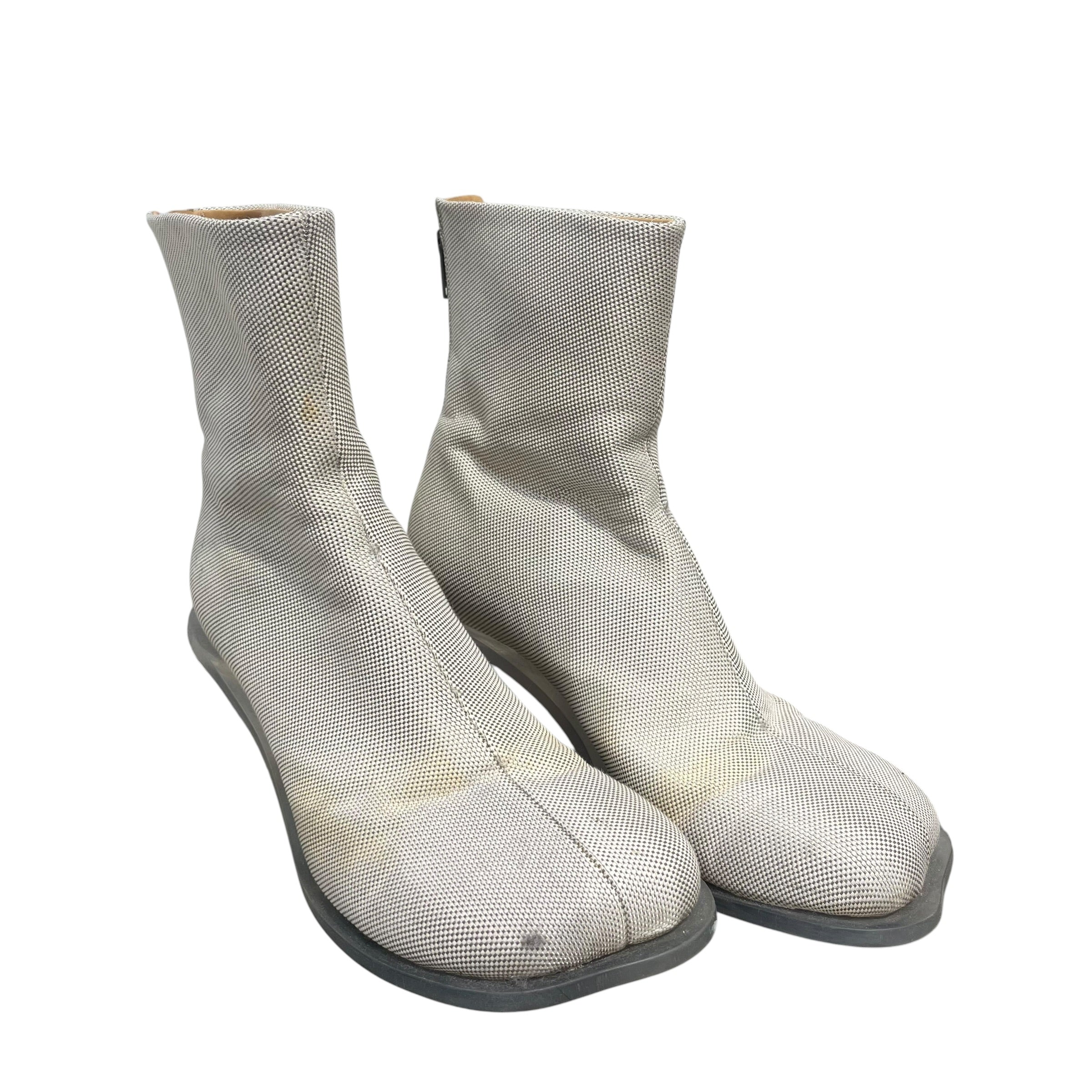 MM6/Booties/EU 38.5/GRY/ANATOMIC BLOCK CLEAR HEEL view 1