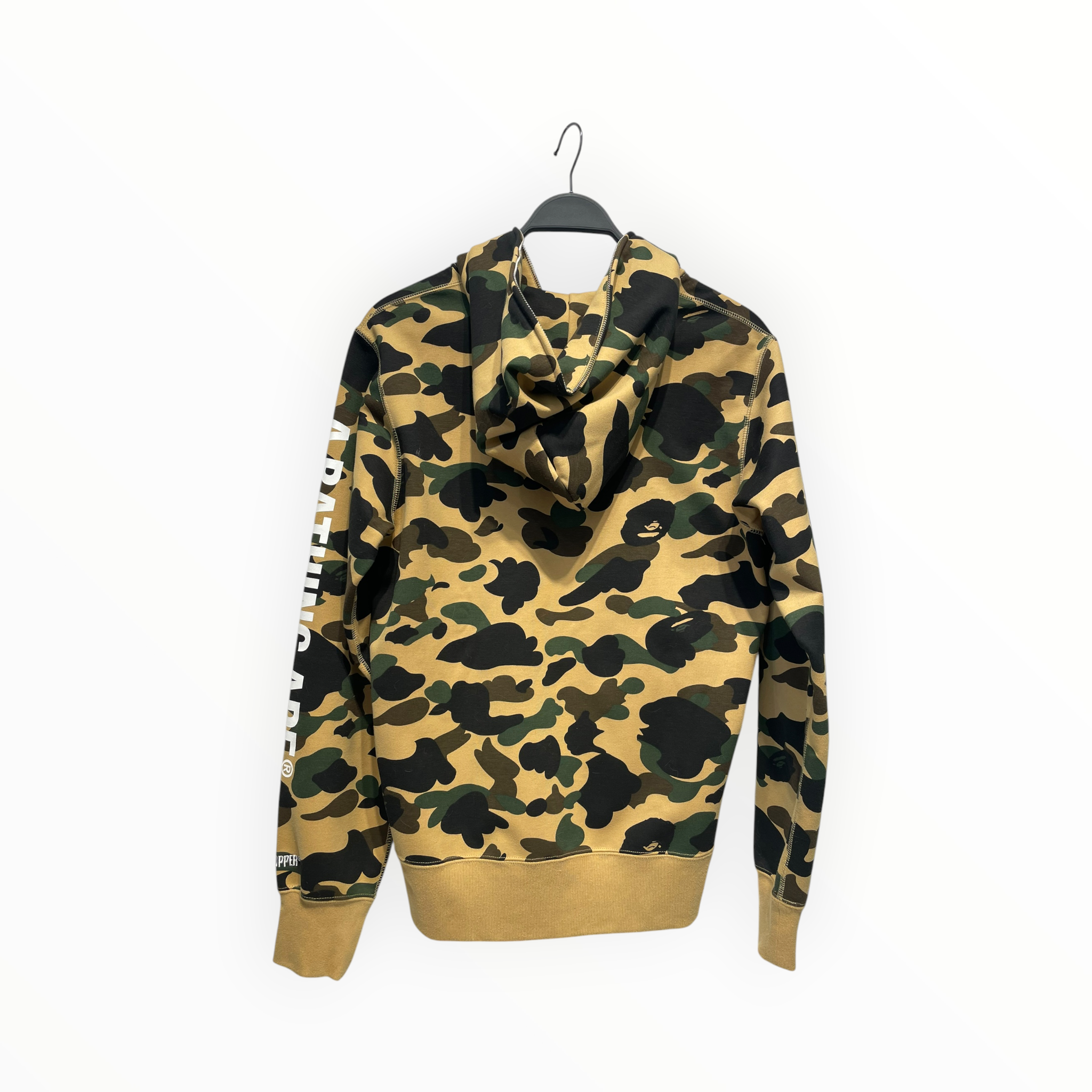 A BATHING APE/Zip Up Hoodie/L/Camouflage/Cotton/GRN/gore windstopper view 2