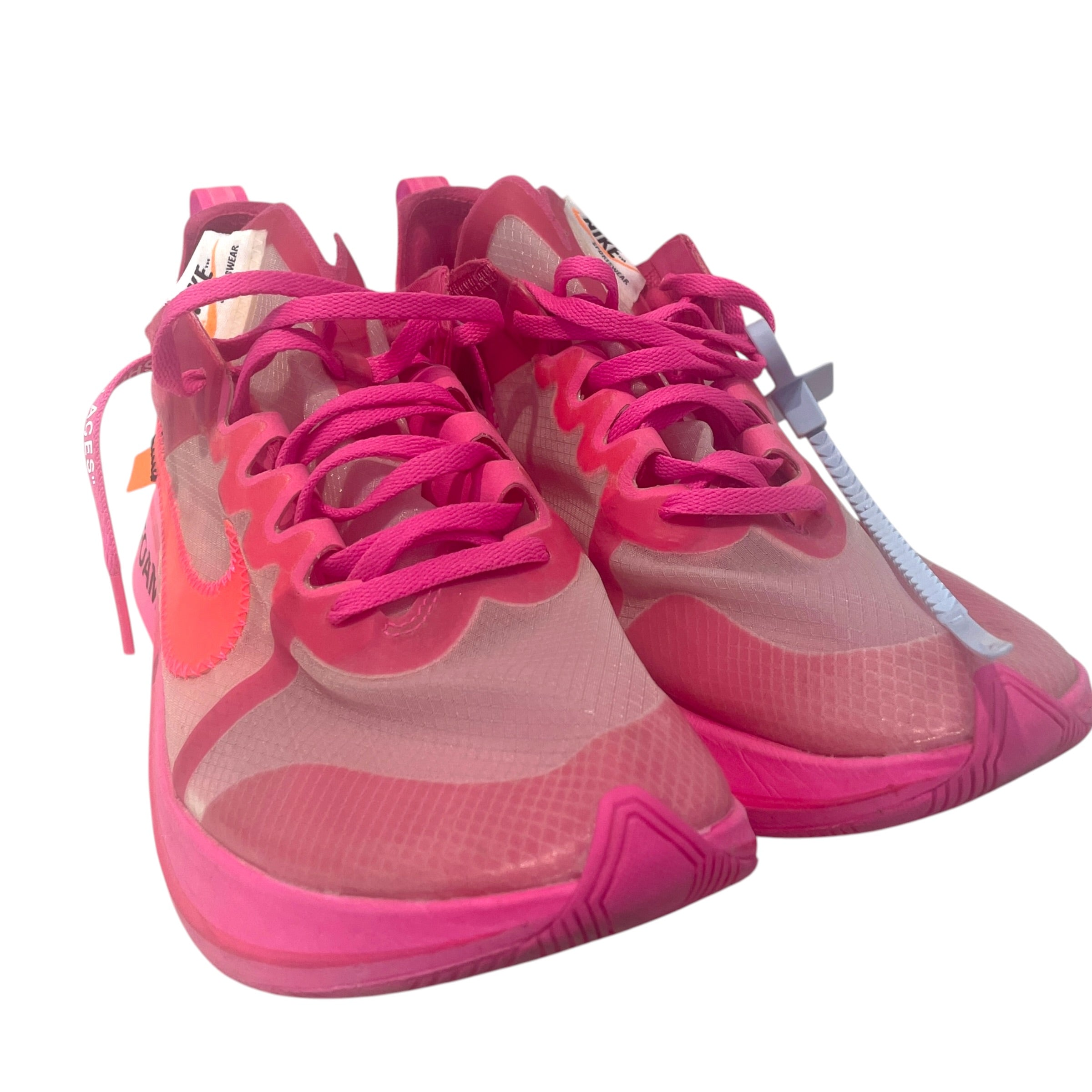 NIKE/OFF-WHITE/Low-Sneakers/US 9/PNK/Zoom Fly SP view 1