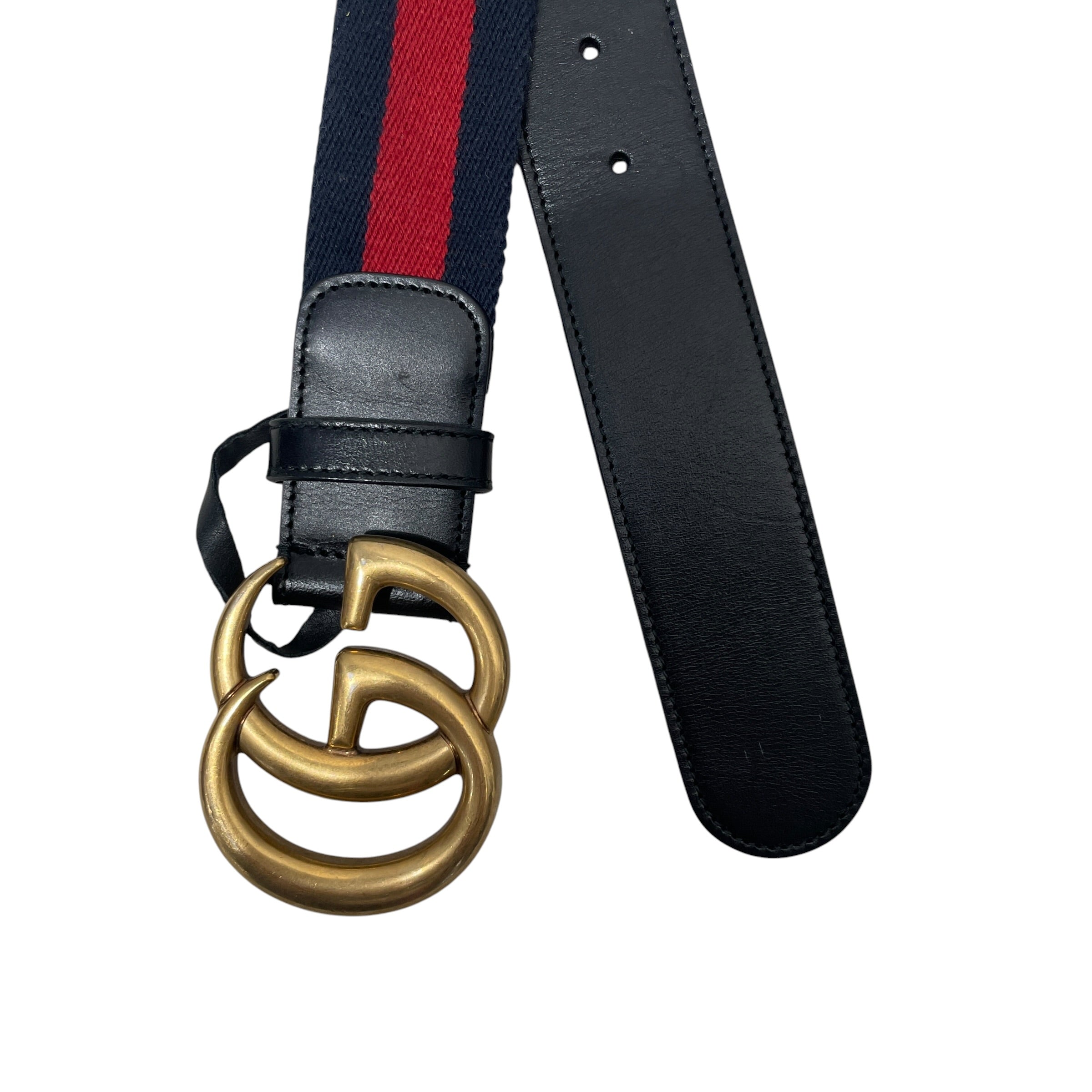 GUCCI/Belt/Cotton/NVY/GG view 2