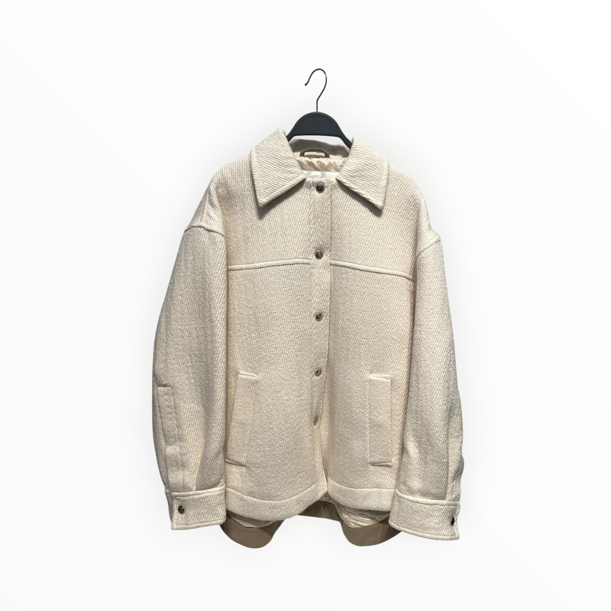 Acne Studios/Coat/S/M/Wool/CRM/Loop Weave view 1