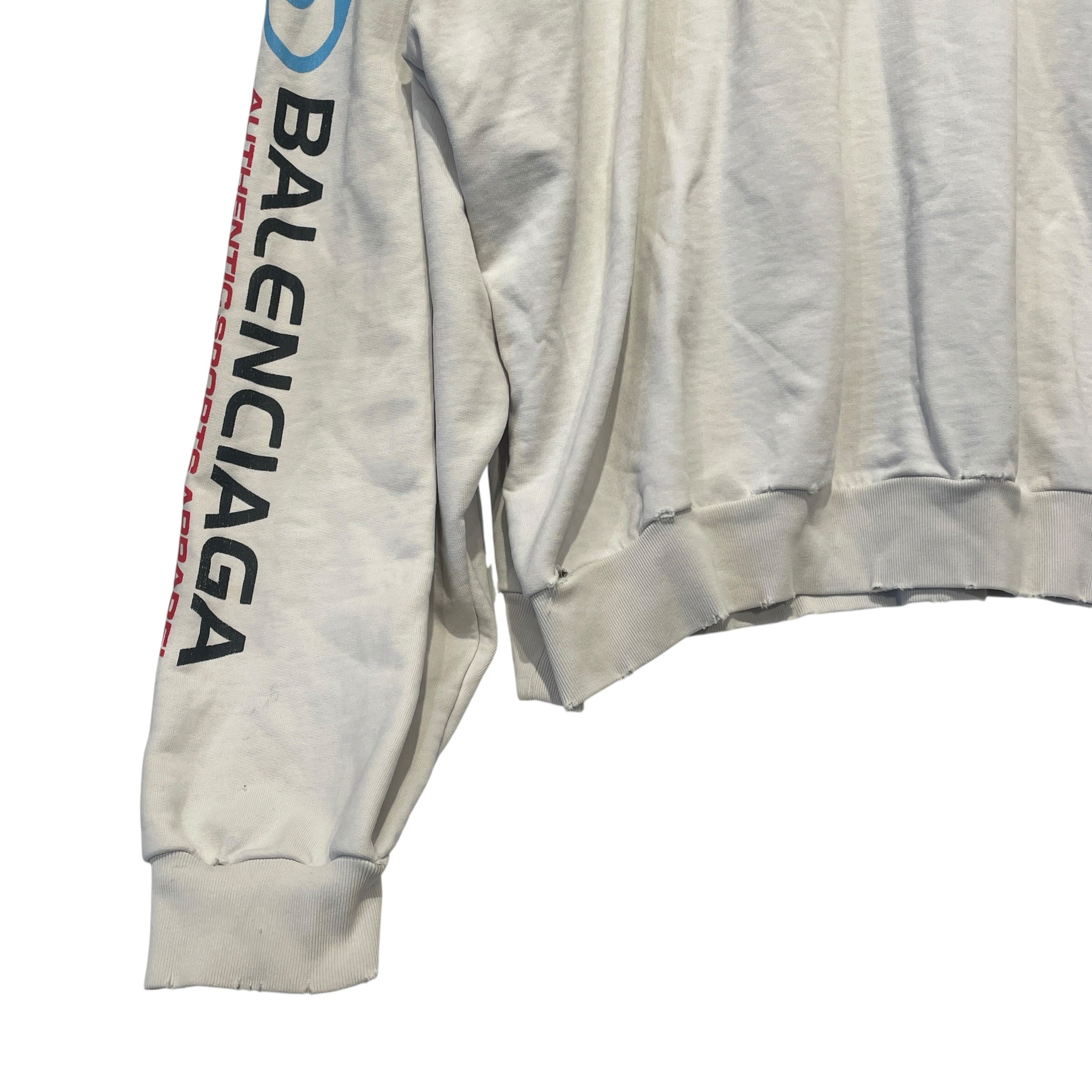 BALENCIAGA/Hoodie/2/Cotton/CRM/SURF HOODIE view 9