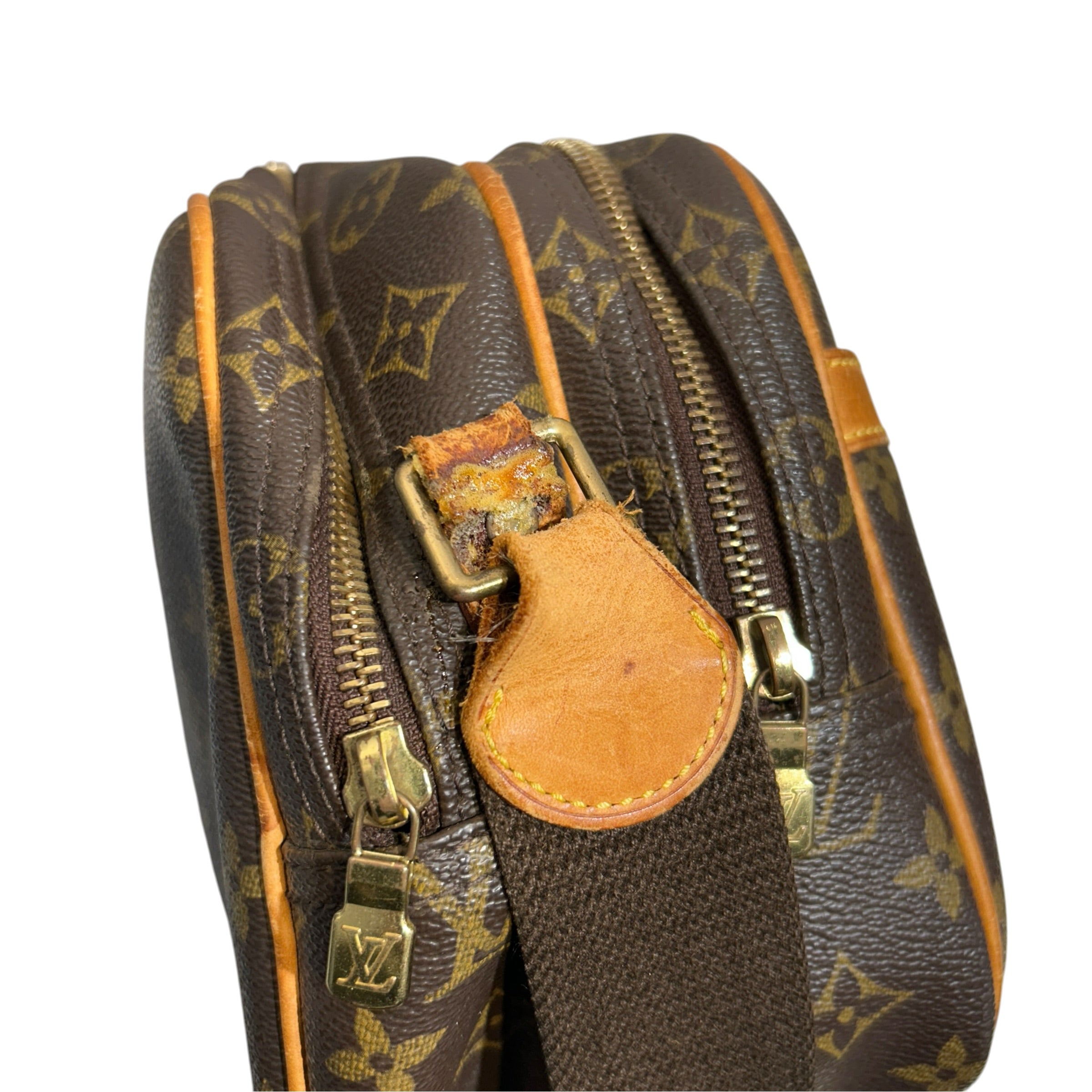 LOUIS VUITTON/Cross Body Bag/Monogram/Leather/BRW/REPORTER PM view 5