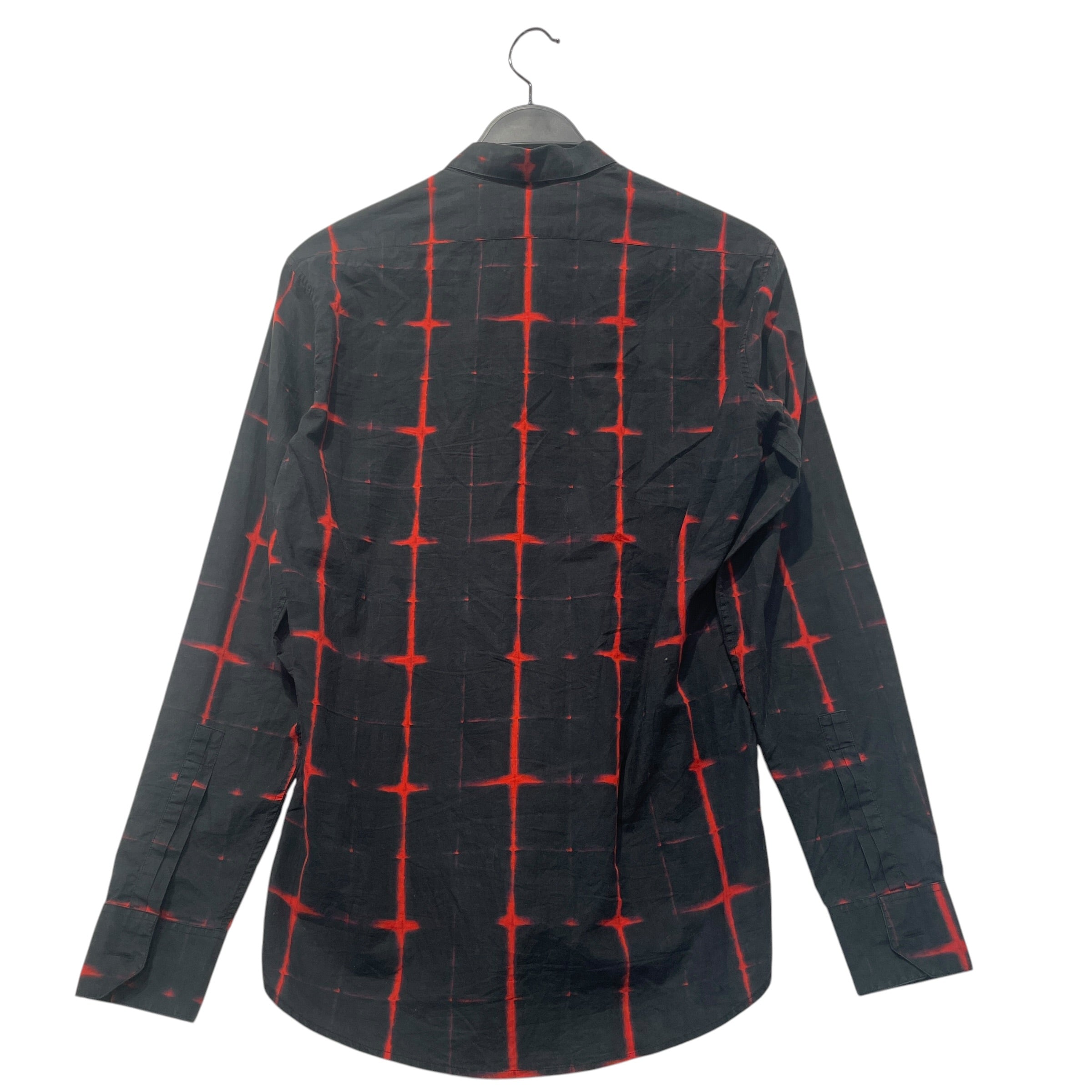 SAINT LAURENT/LS Shirt/37/Cotton/BLK/All Over Print/Read Lined Button Up view 3