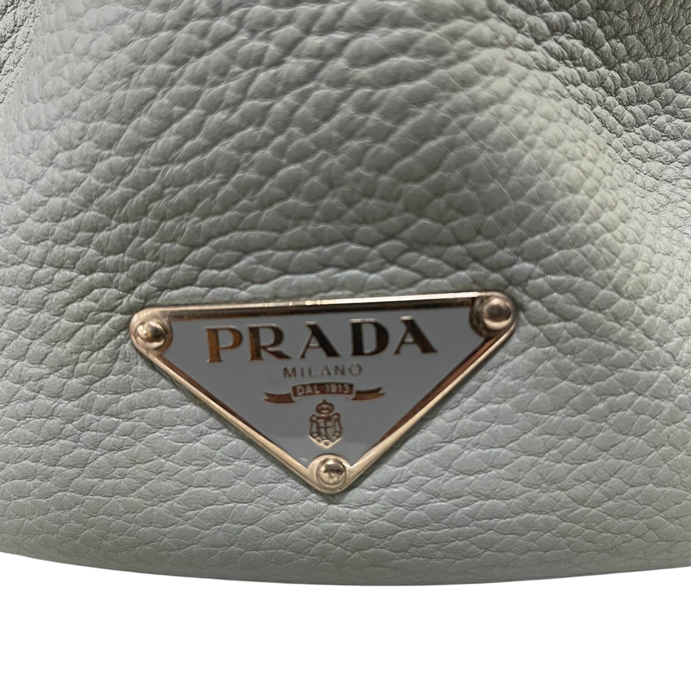 PRADA/Hand Bag/Leather/BLU/vitello diano view 6