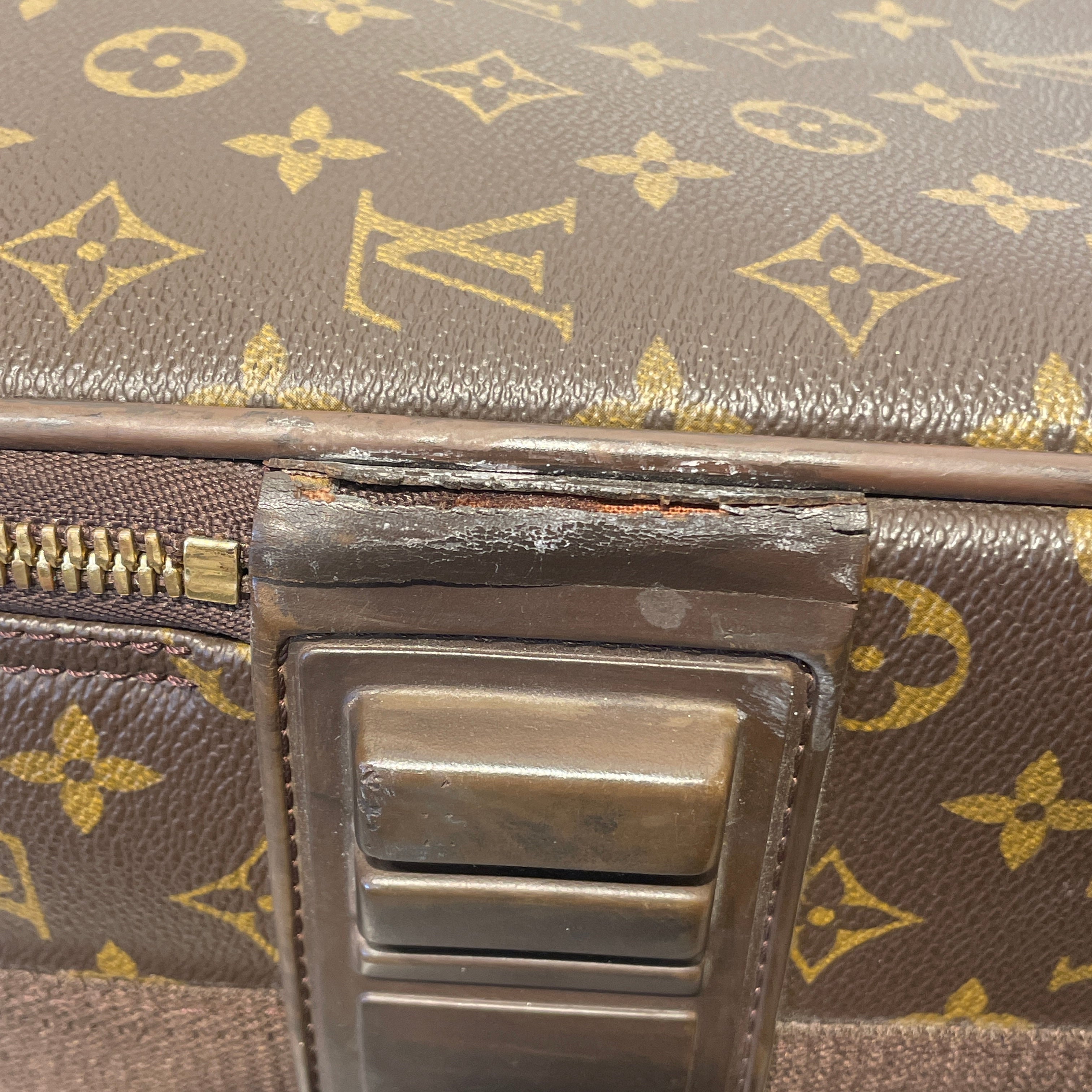 LOUIS VUITTON/Luggage/Monogram/Leather/BRW/Pegase 55 view 5