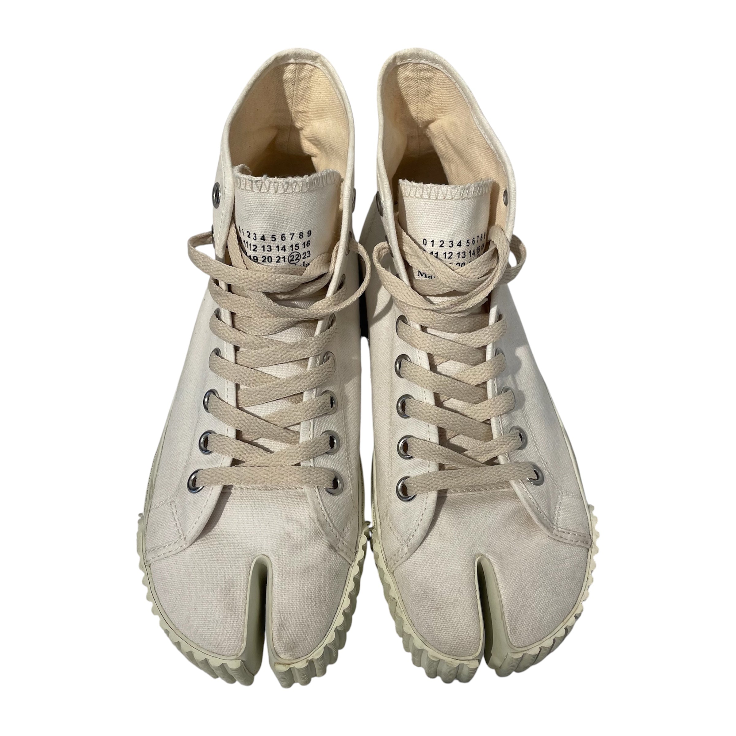 Maison Margiela/Hi-Sneakers/EU 39/Cotton/WHT/ view 3