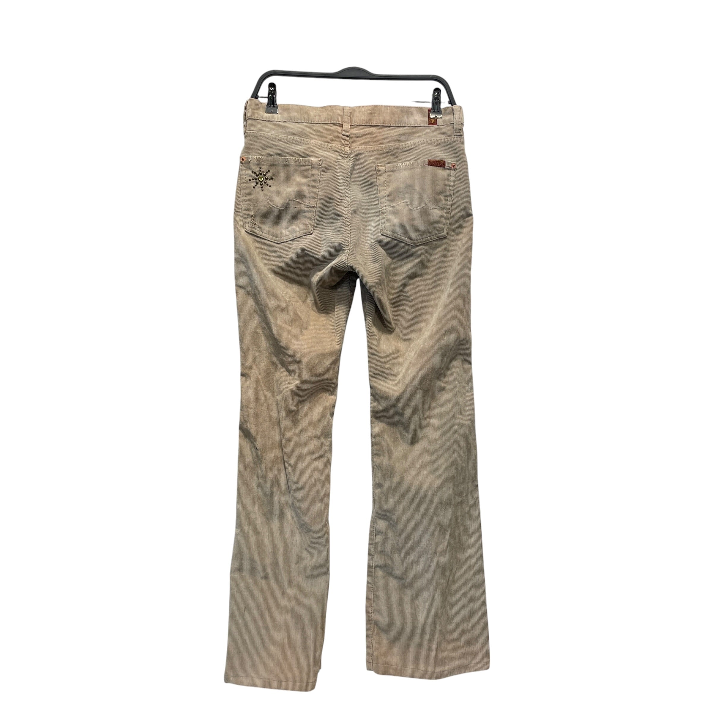 7 for all mankind/CHINA WALL/Bootcut Pants/30/Corduroy/CRM/Studded Flares view 2